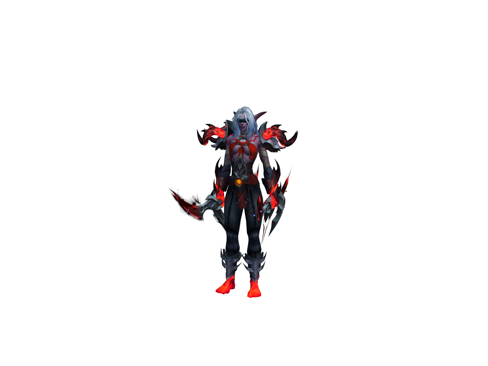 Hyakkimaru 3D character render
