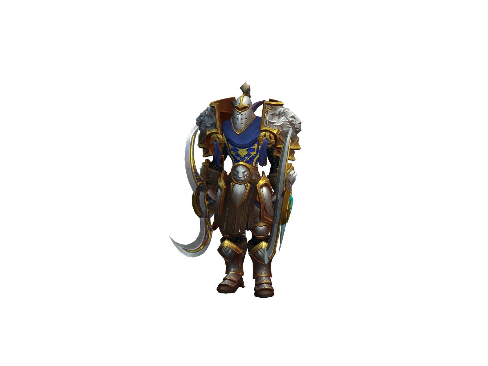Larsan 3D character render