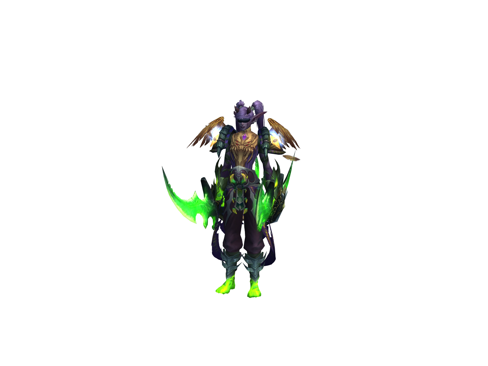 Wynally 3D character render