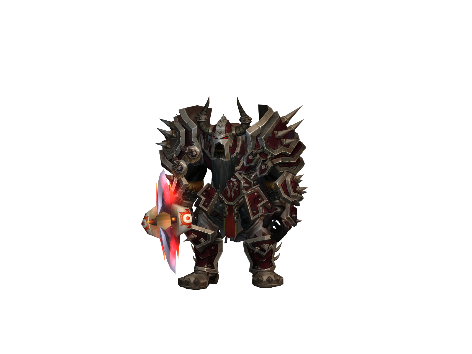 Sulfuras 3D character render