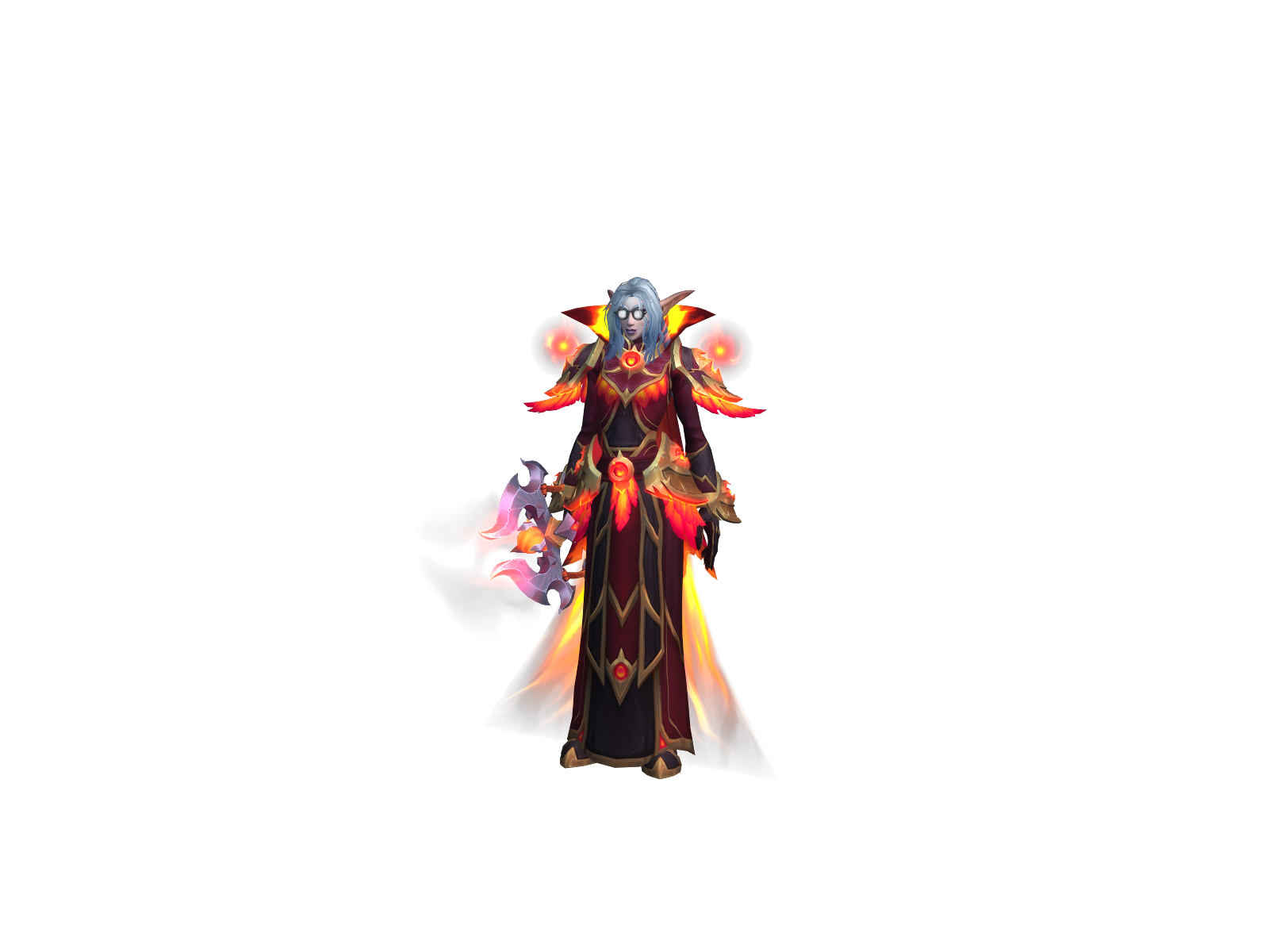 Destrech 3D character render