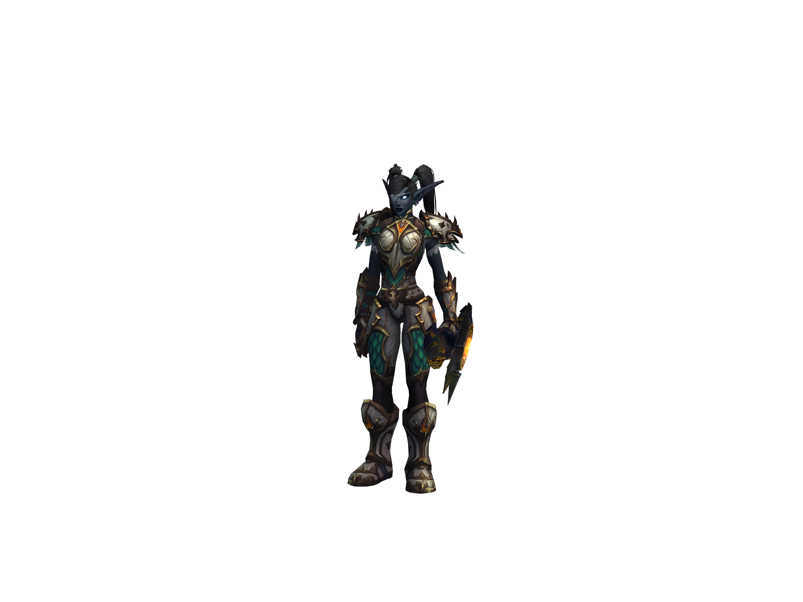Faelion 3D character render