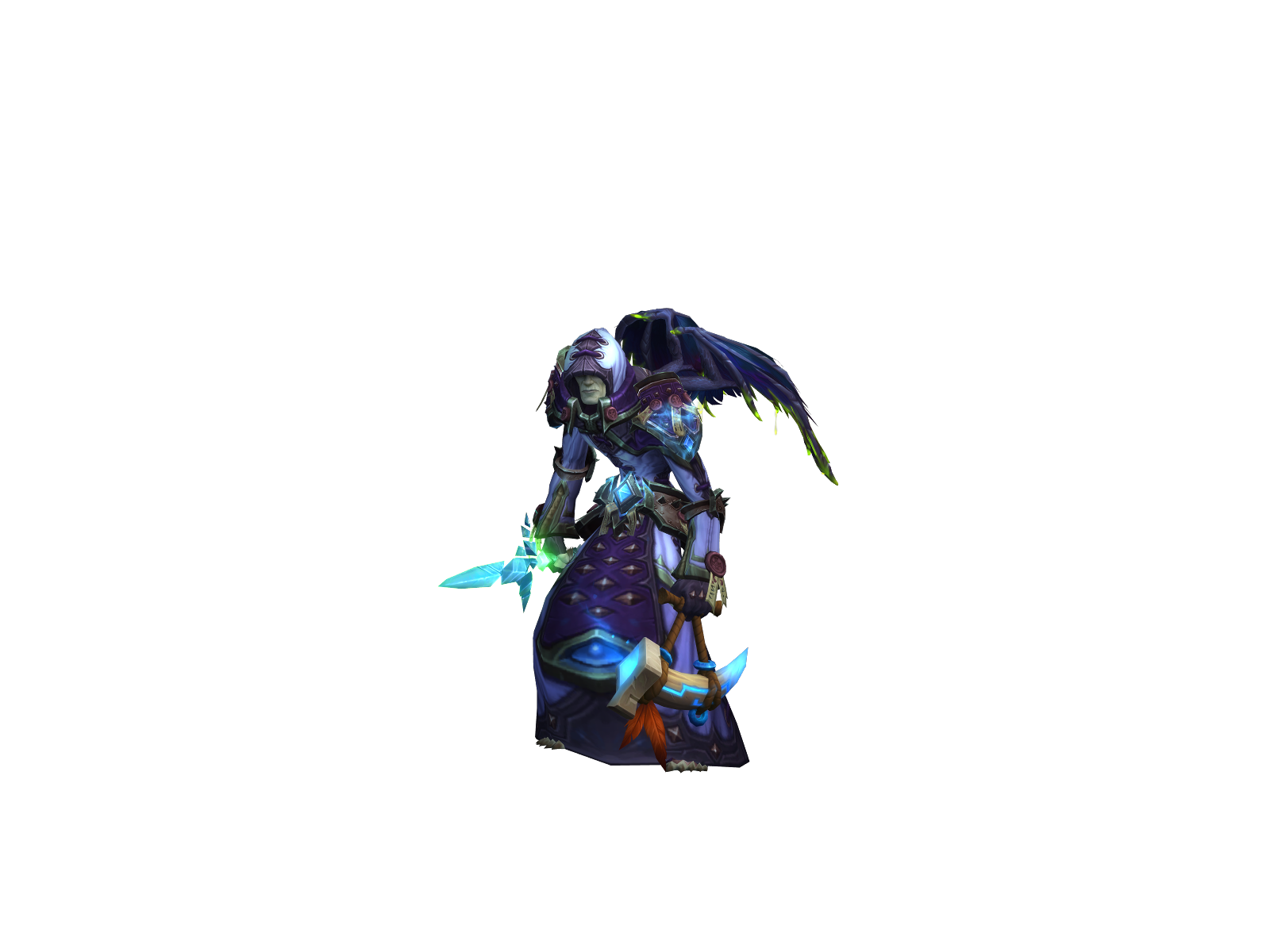 Slight 3D character render