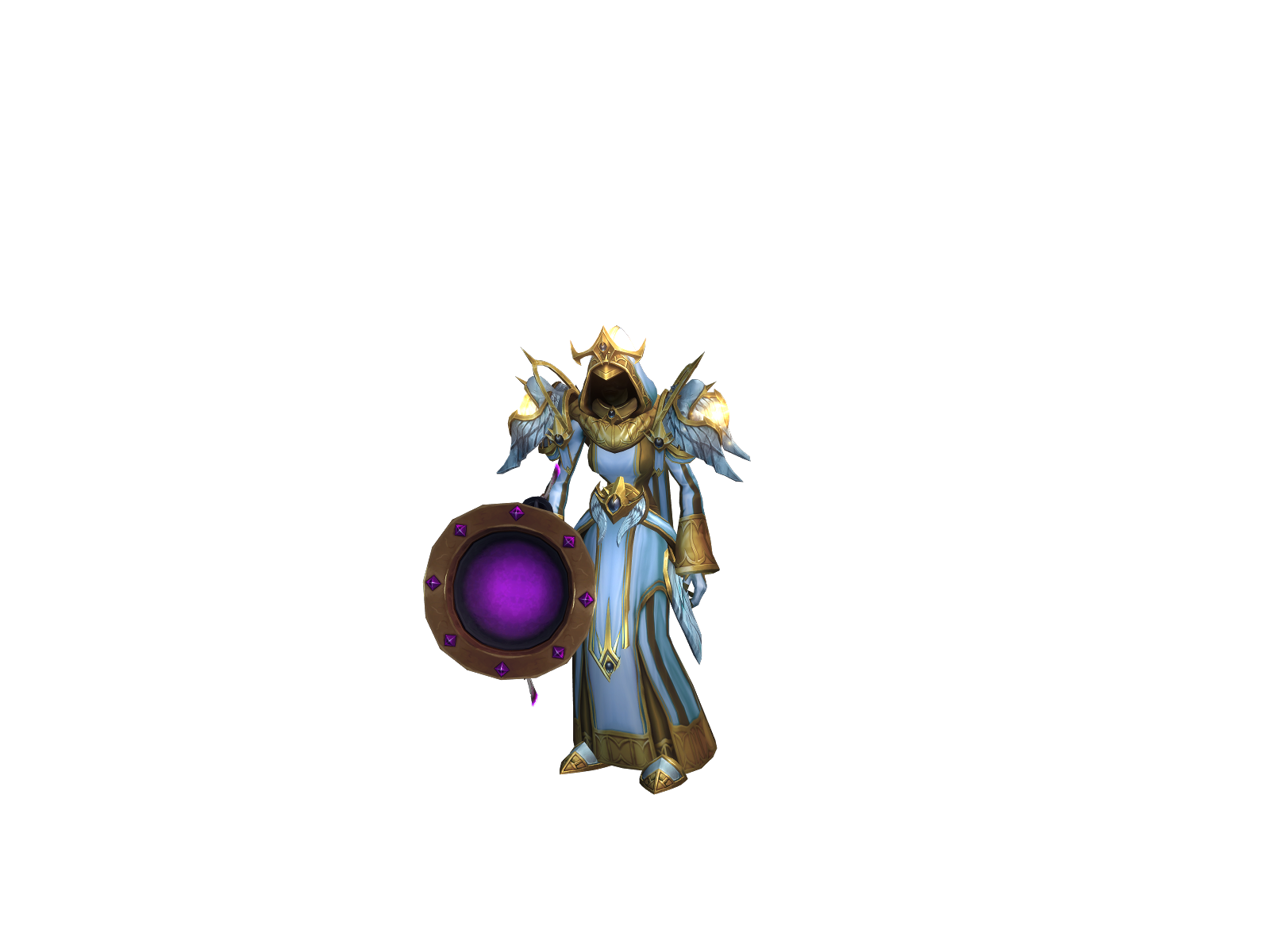 Clerro 3D character render