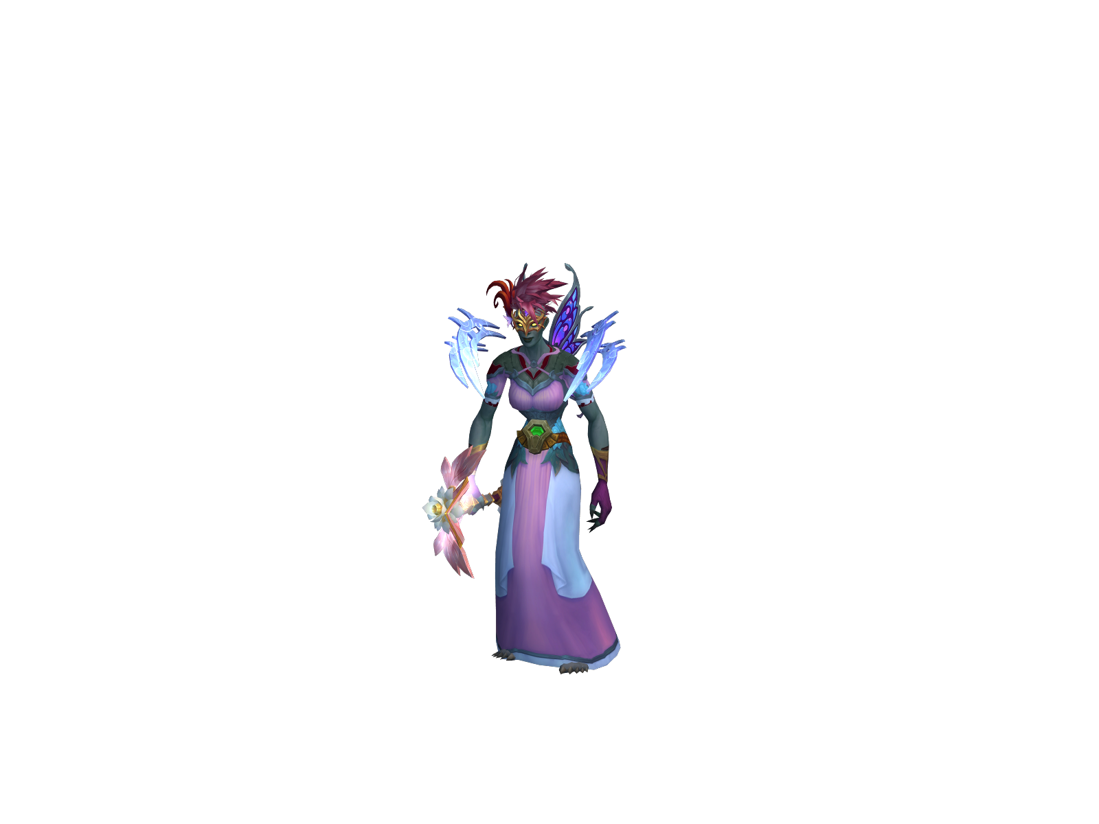 Mortishias 3D character render