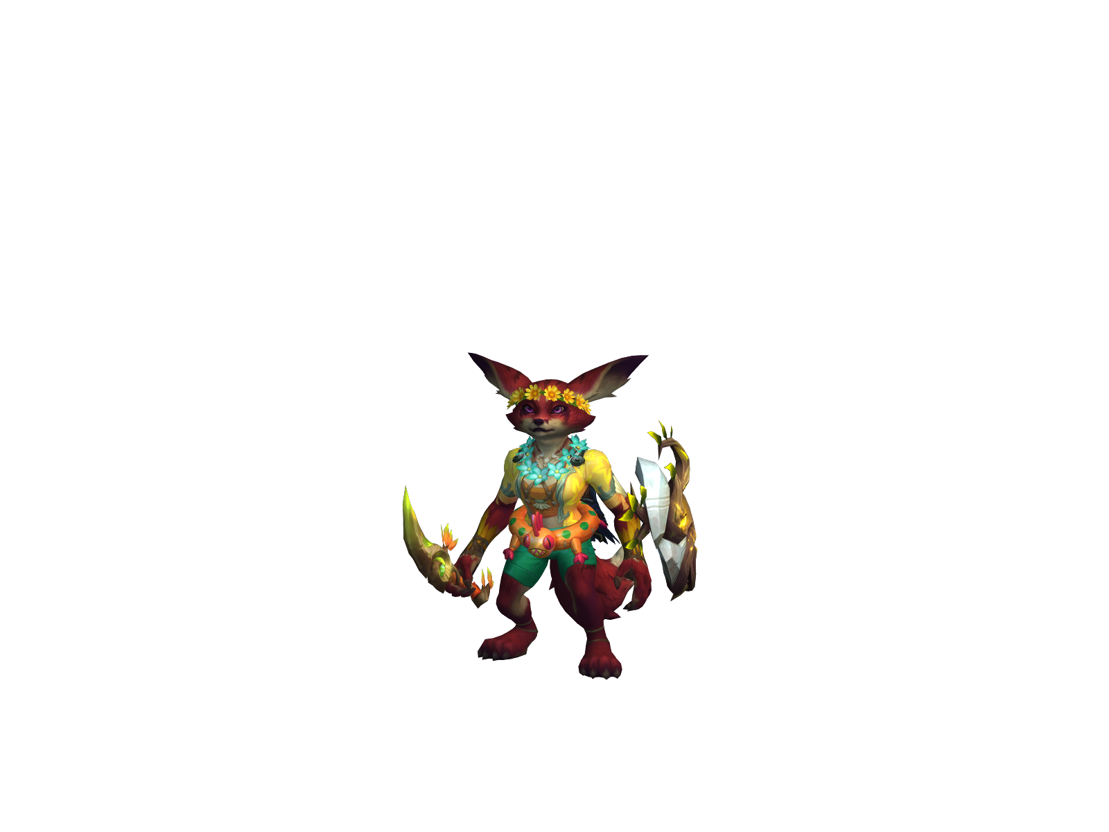 Snowtip 3D character render