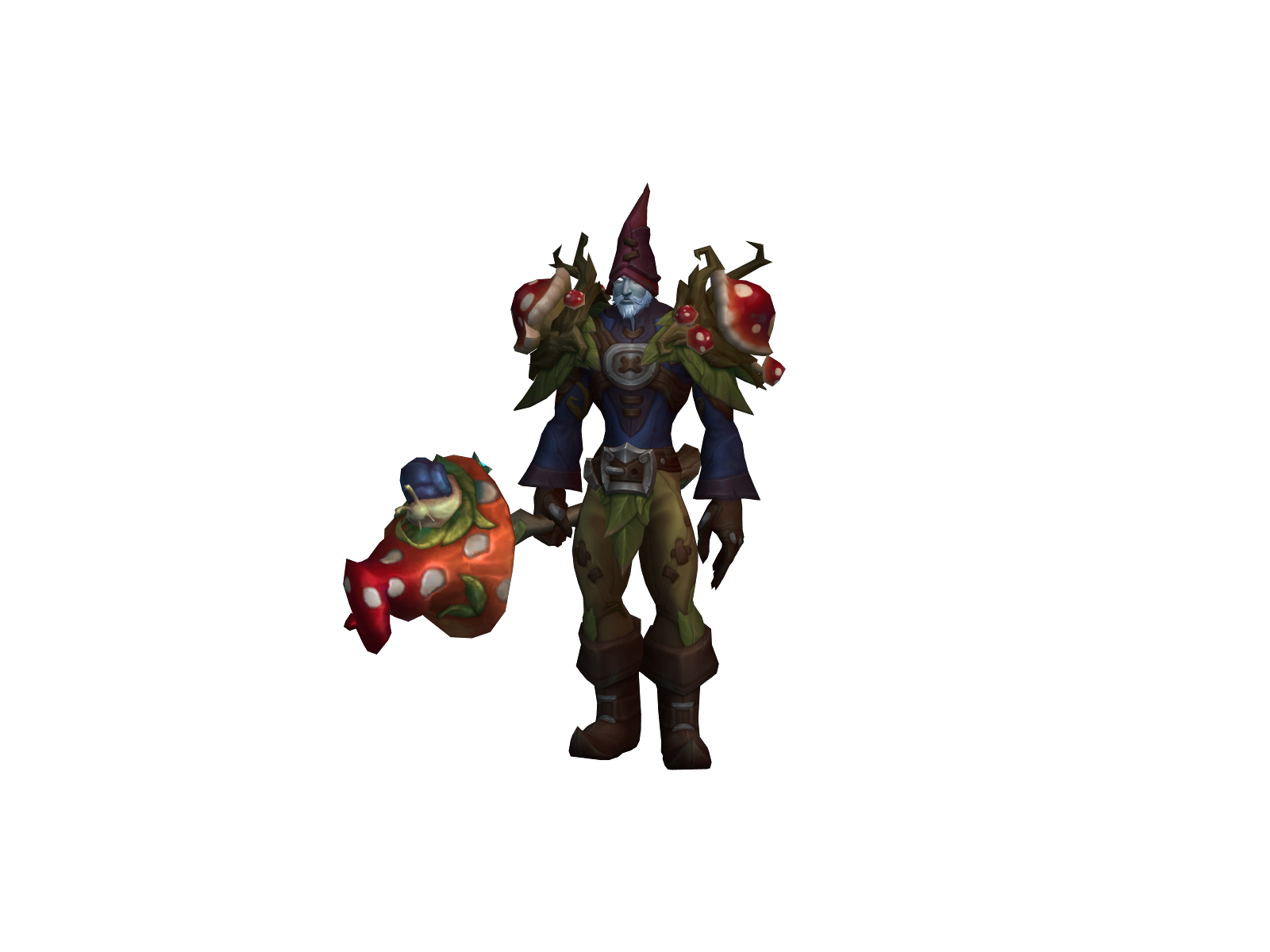 Wildweed 3D character render