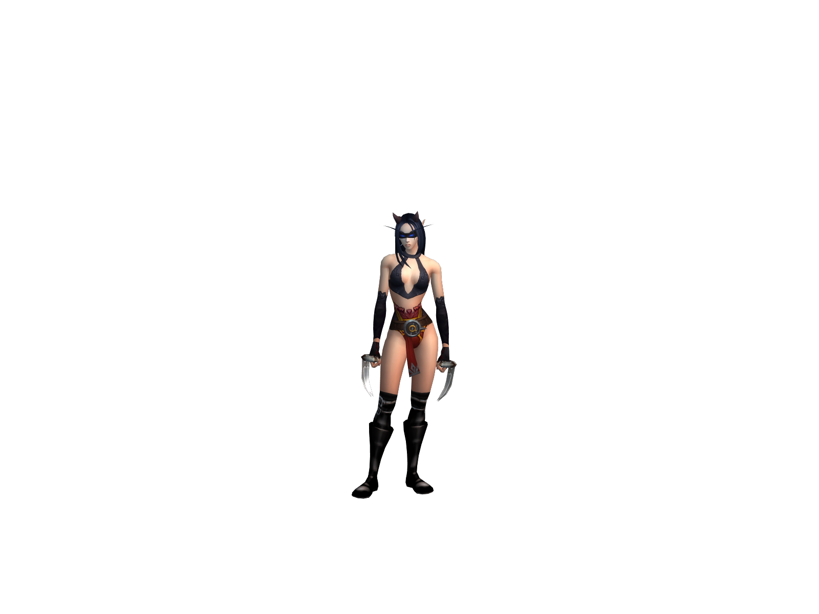 Qni 3D character render