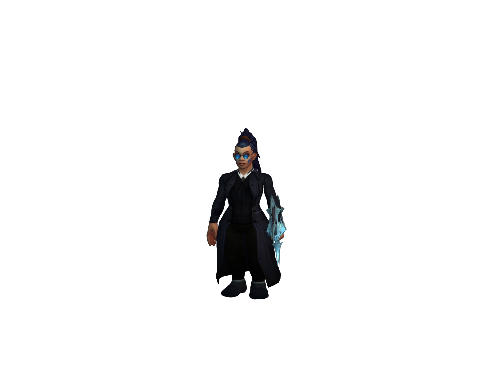 Flumehunter 3D character render