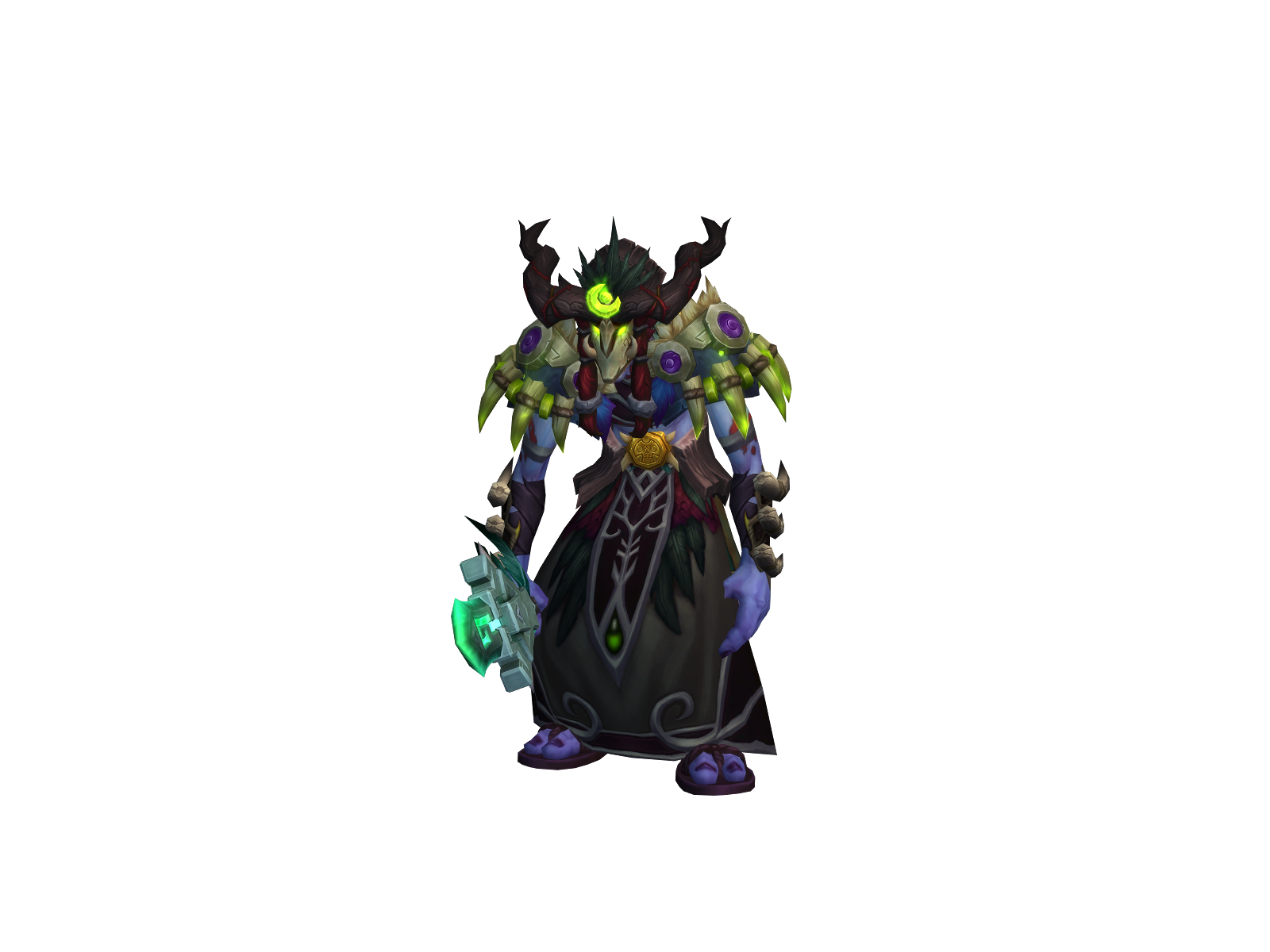 Kanyene 3D character render