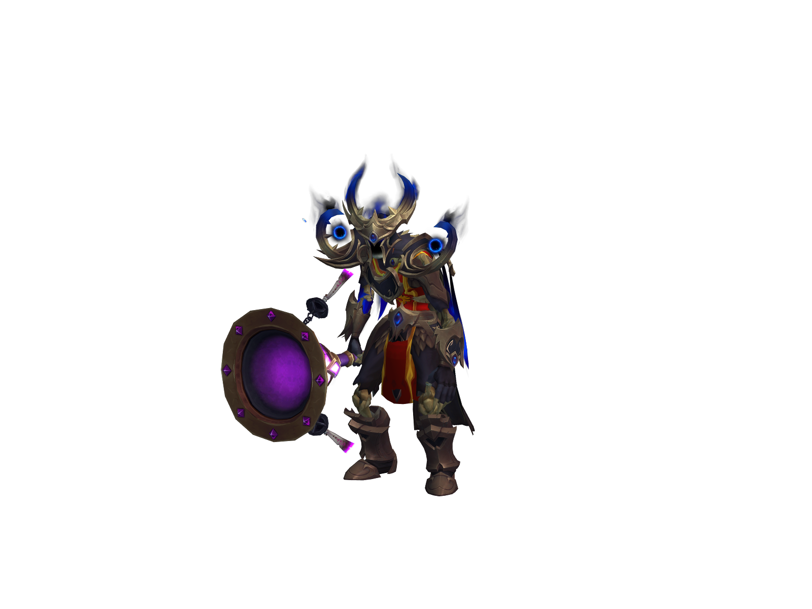 Dviem 3D character render