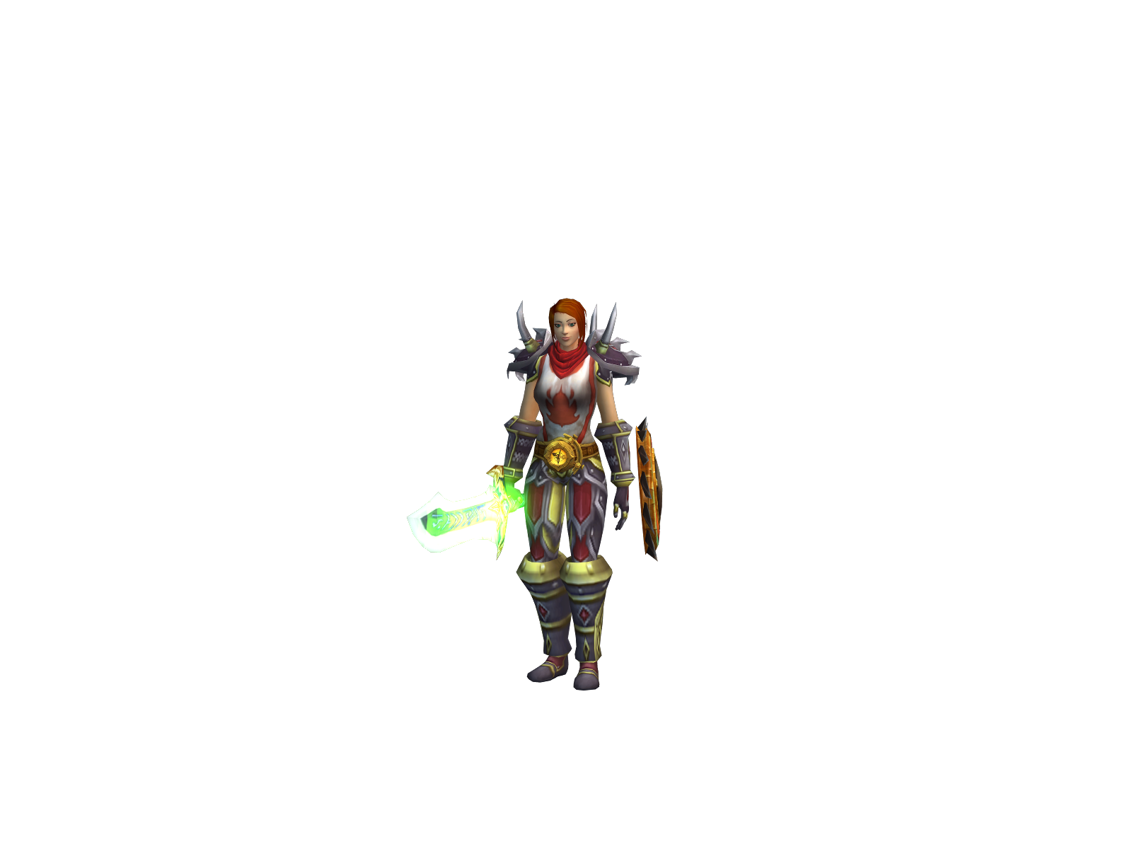 Uki 3D character render