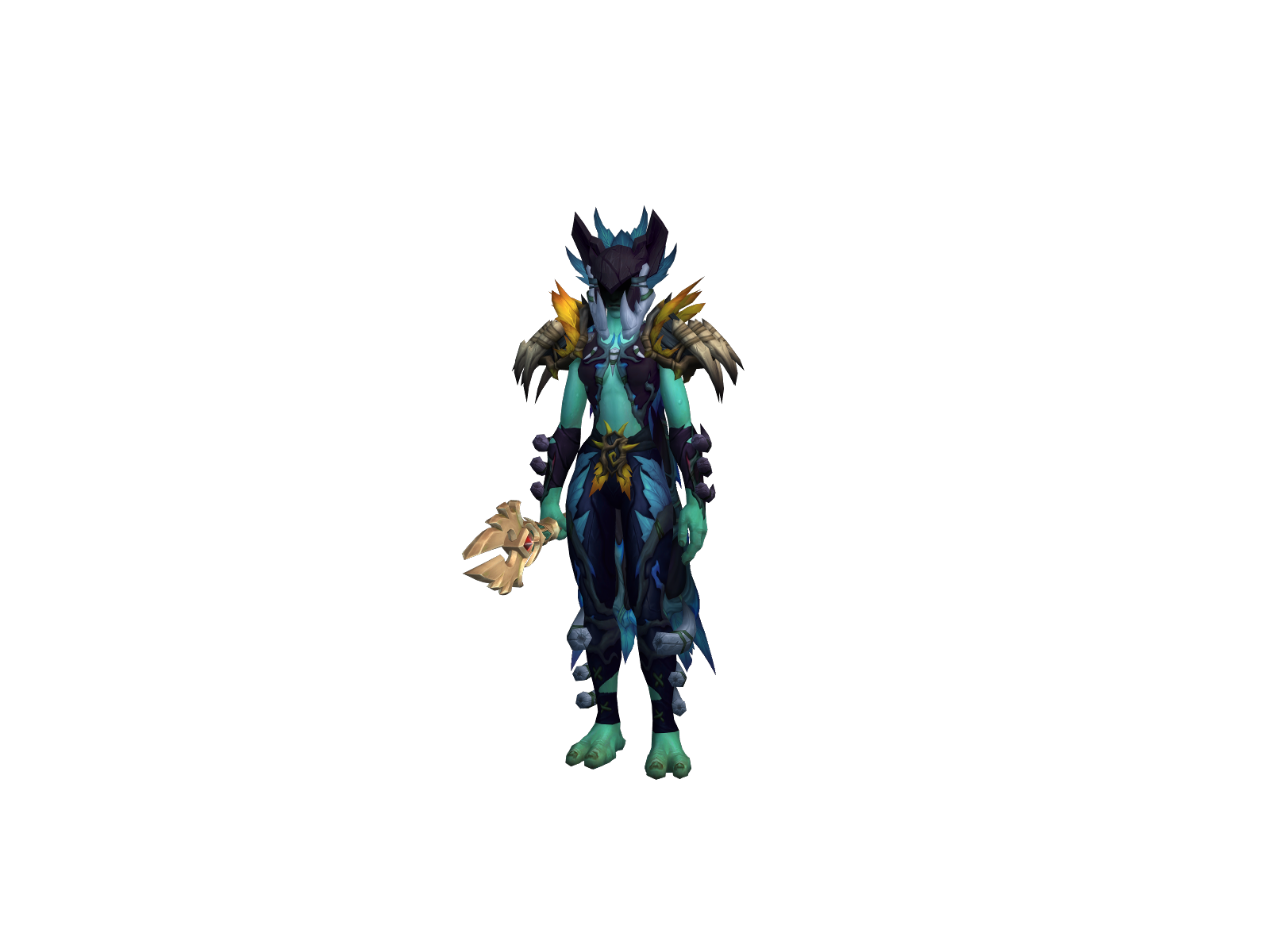 Mythicpaw 3D character render