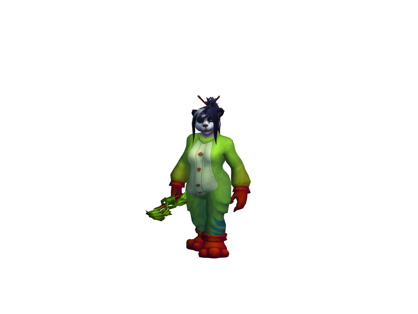 Kleptified 3D character render