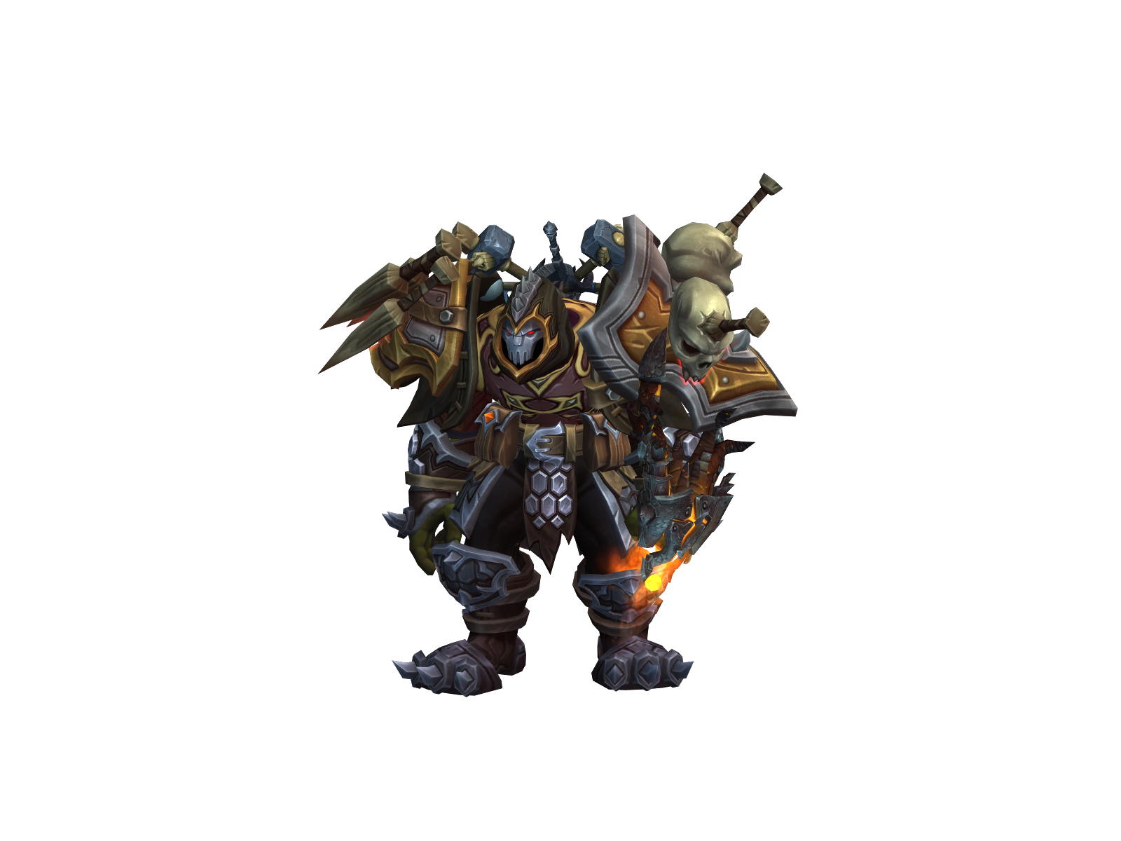 Doompah 3D character render
