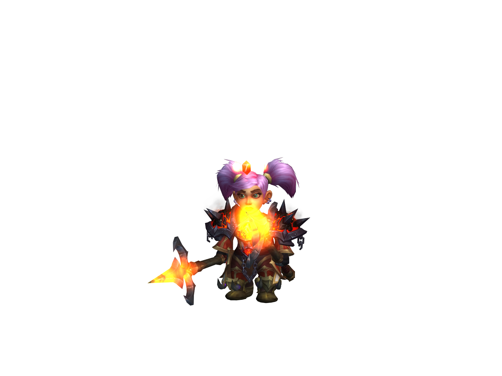 Munch 3D character render
