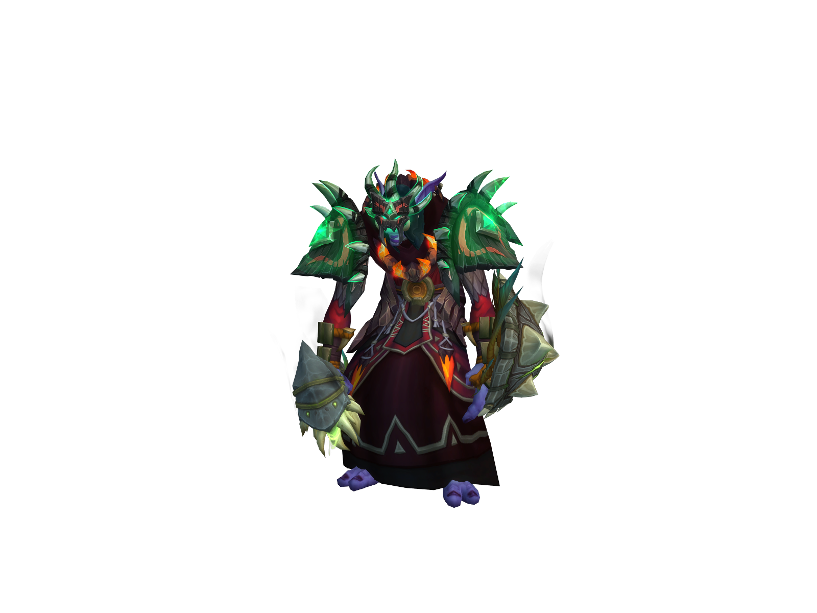 Olajuwon 3D character render