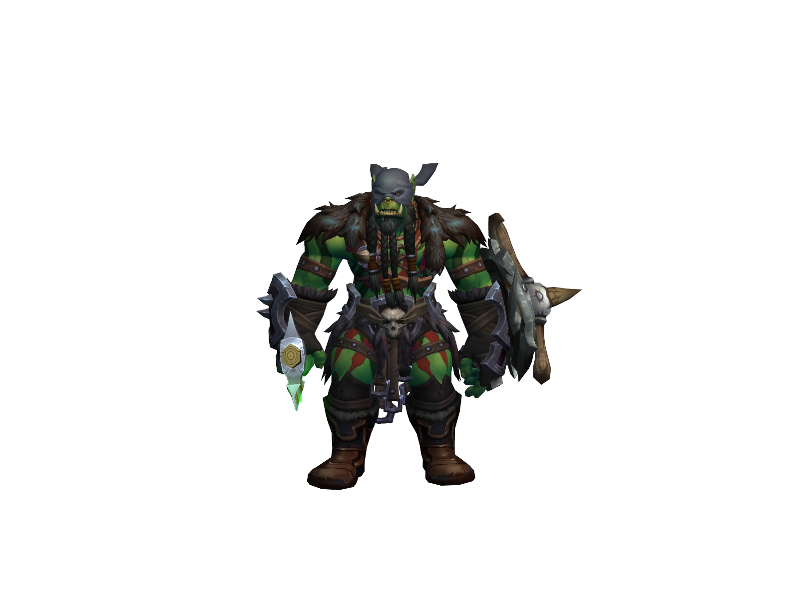 Defuing 3D character render