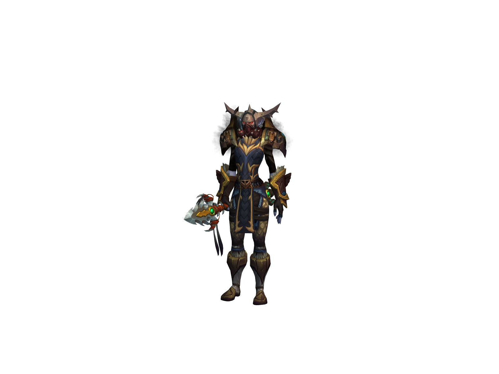 Custerbust 3D character render