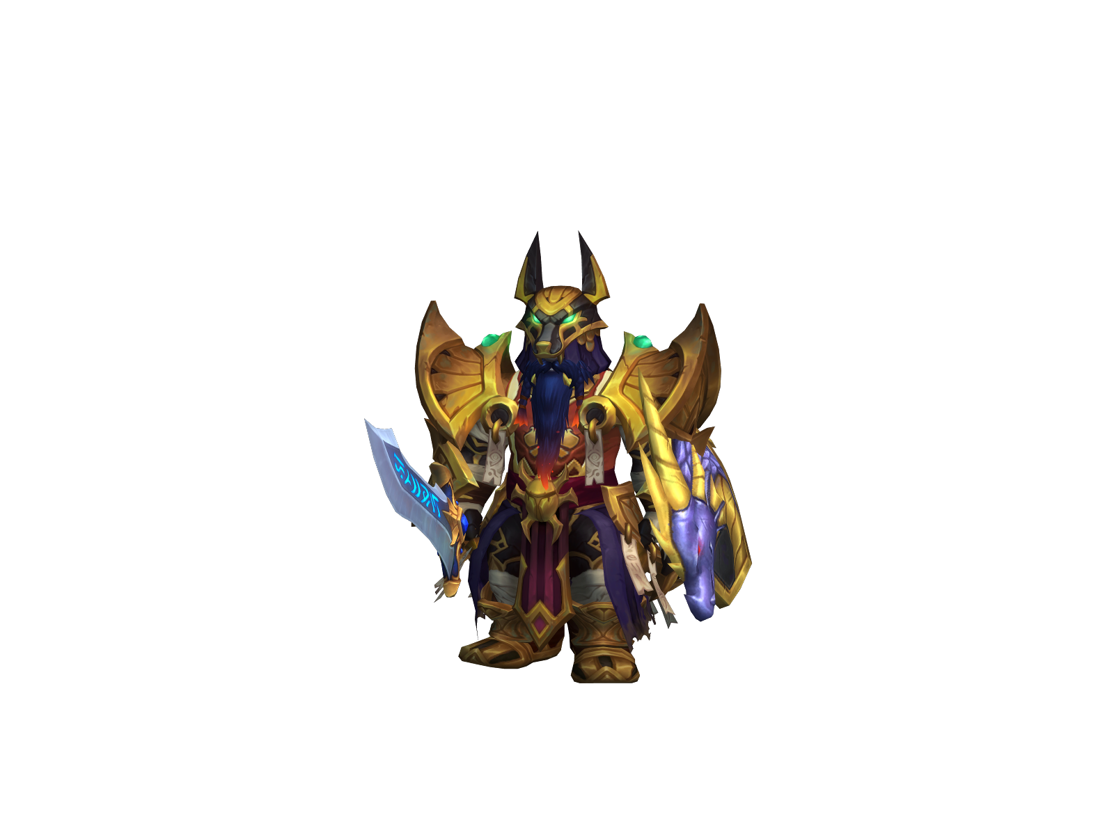 Zwergicus 3D character render