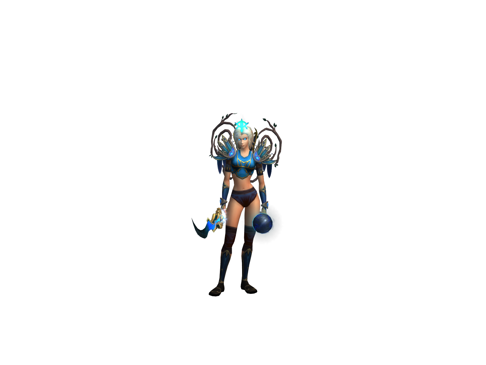 Sól 3D character render
