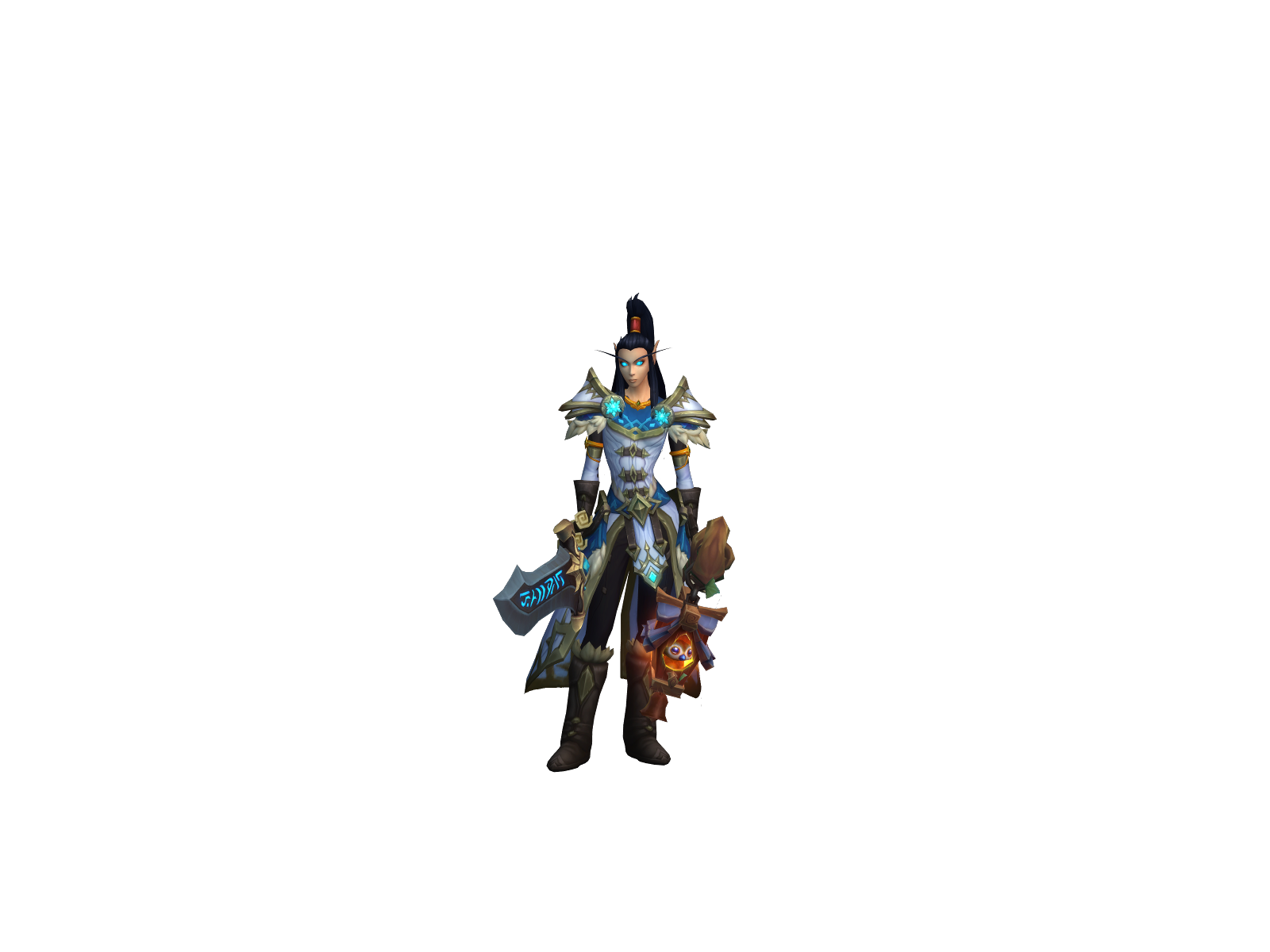 Zhon 3D character render