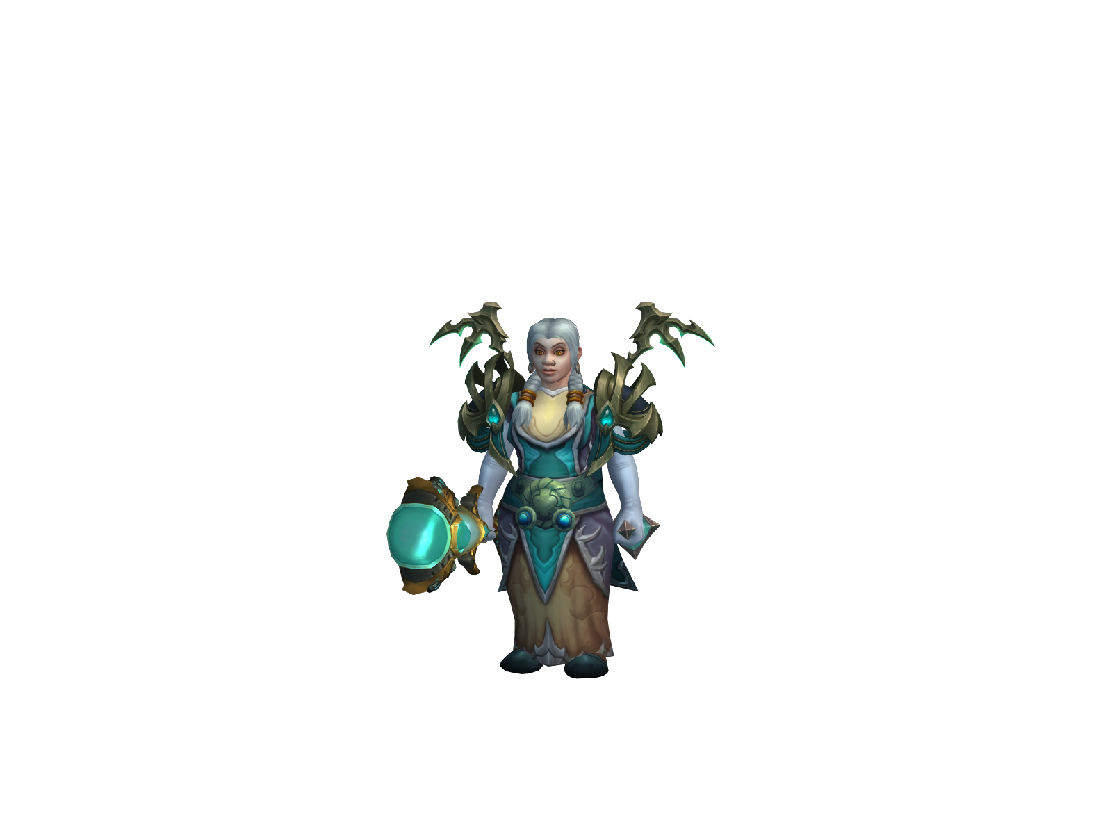 Chapriest 3D character render