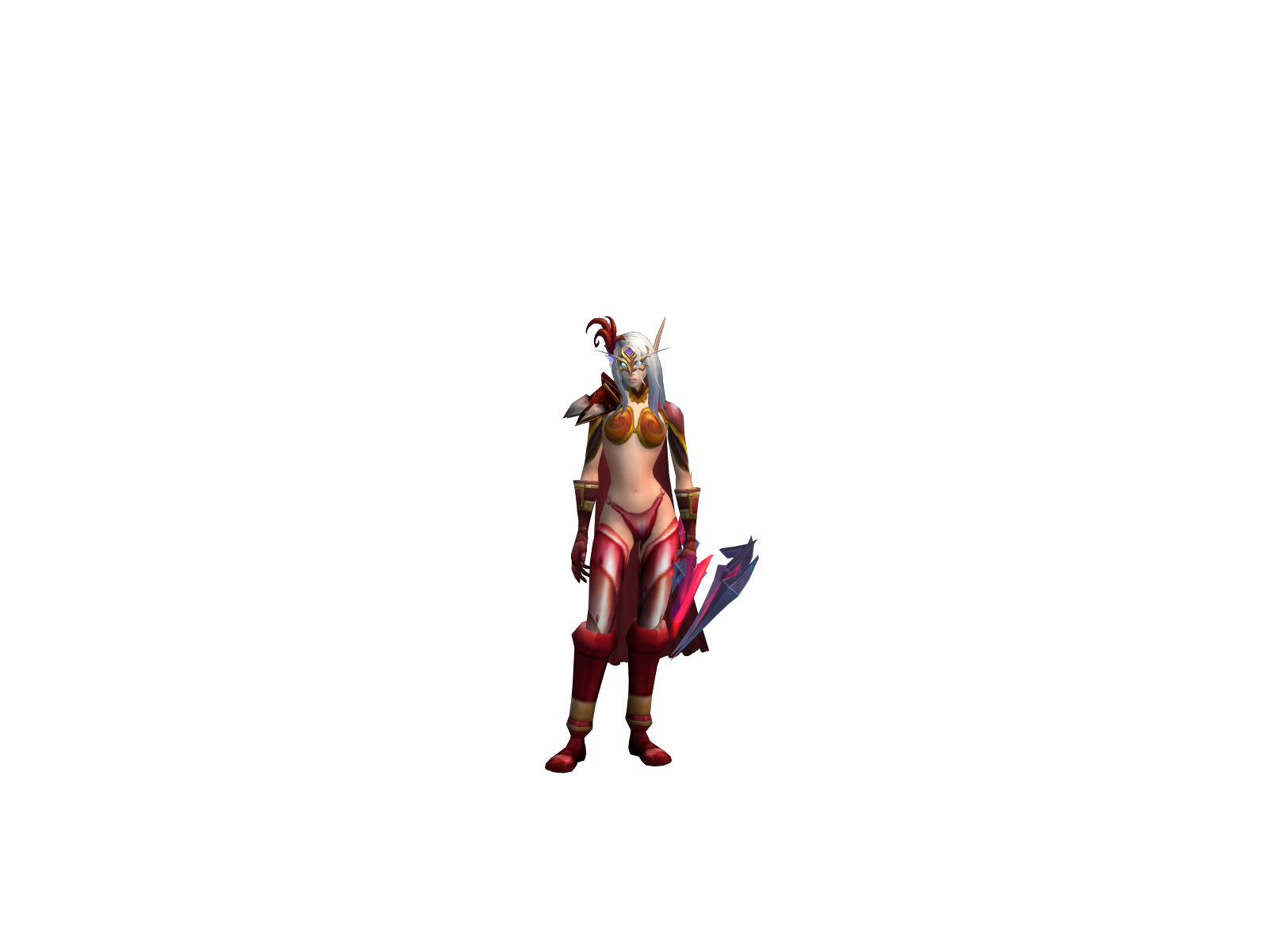 Amør 3D character render
