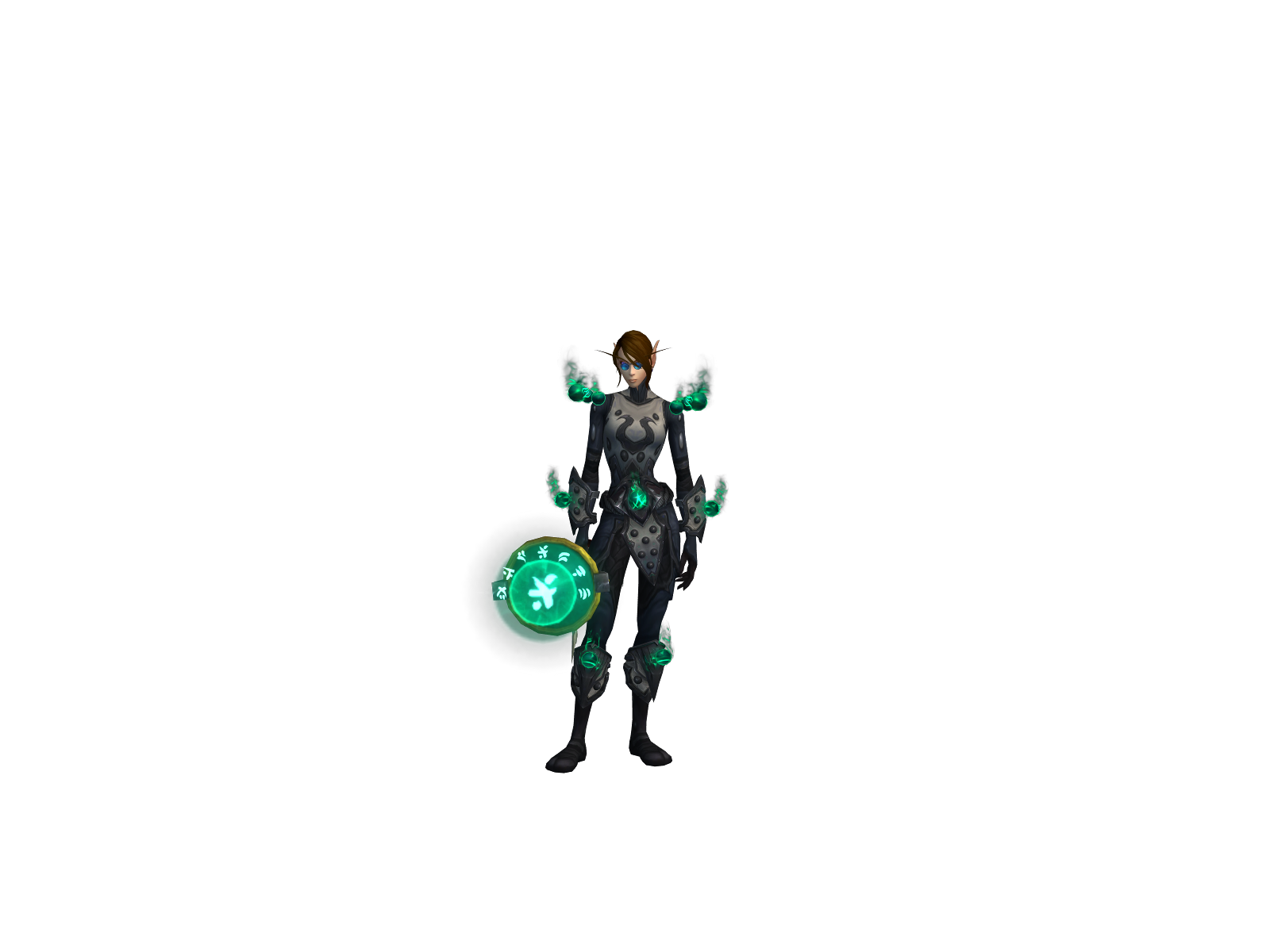 Sylicia 3D character render