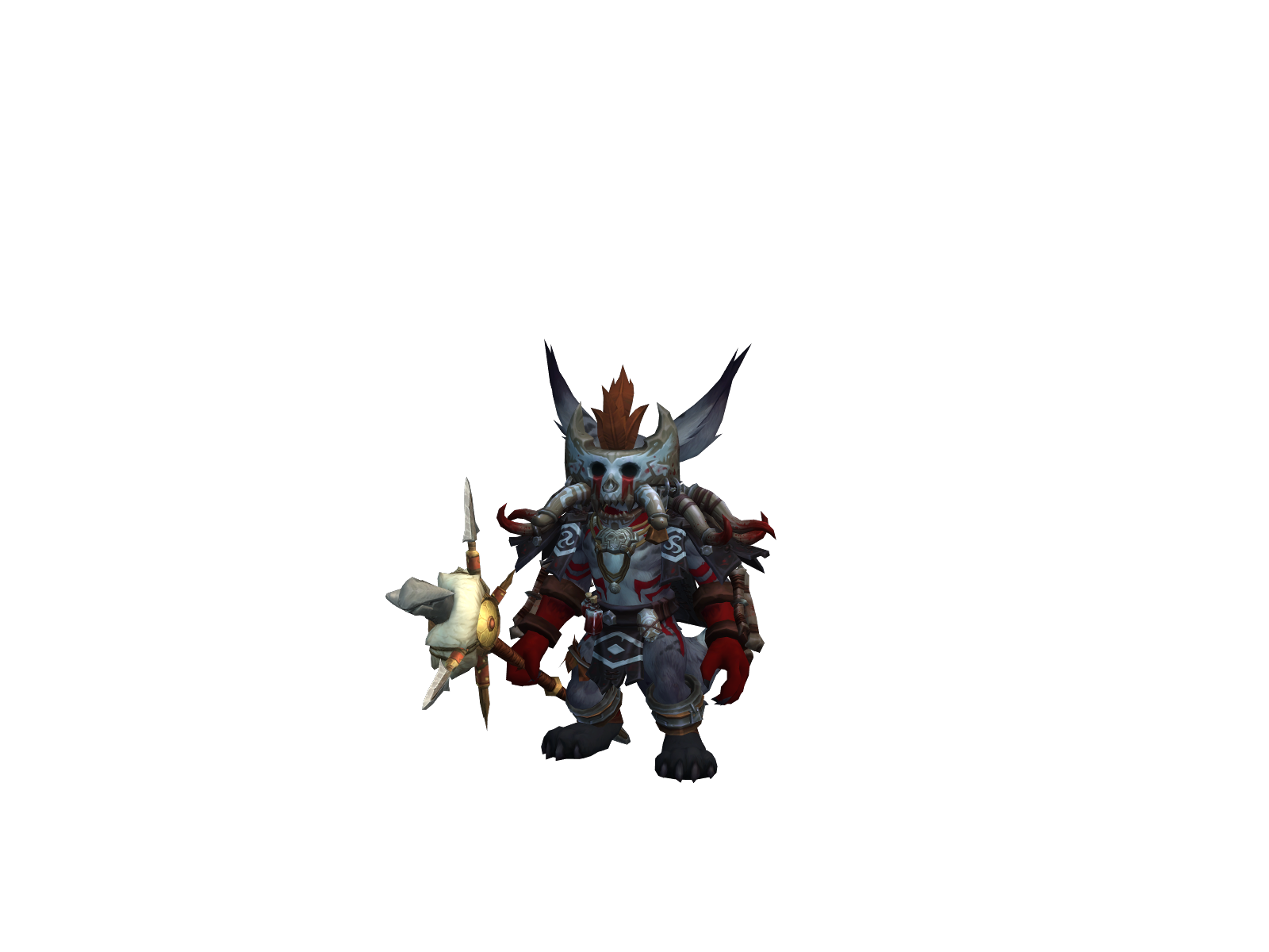 Anunnaki 3D character render