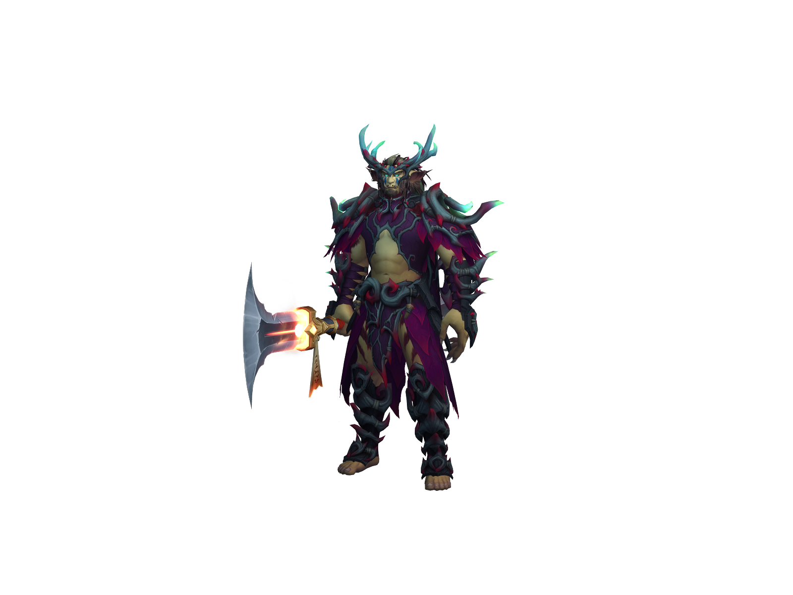 Mooskopf 3D character render
