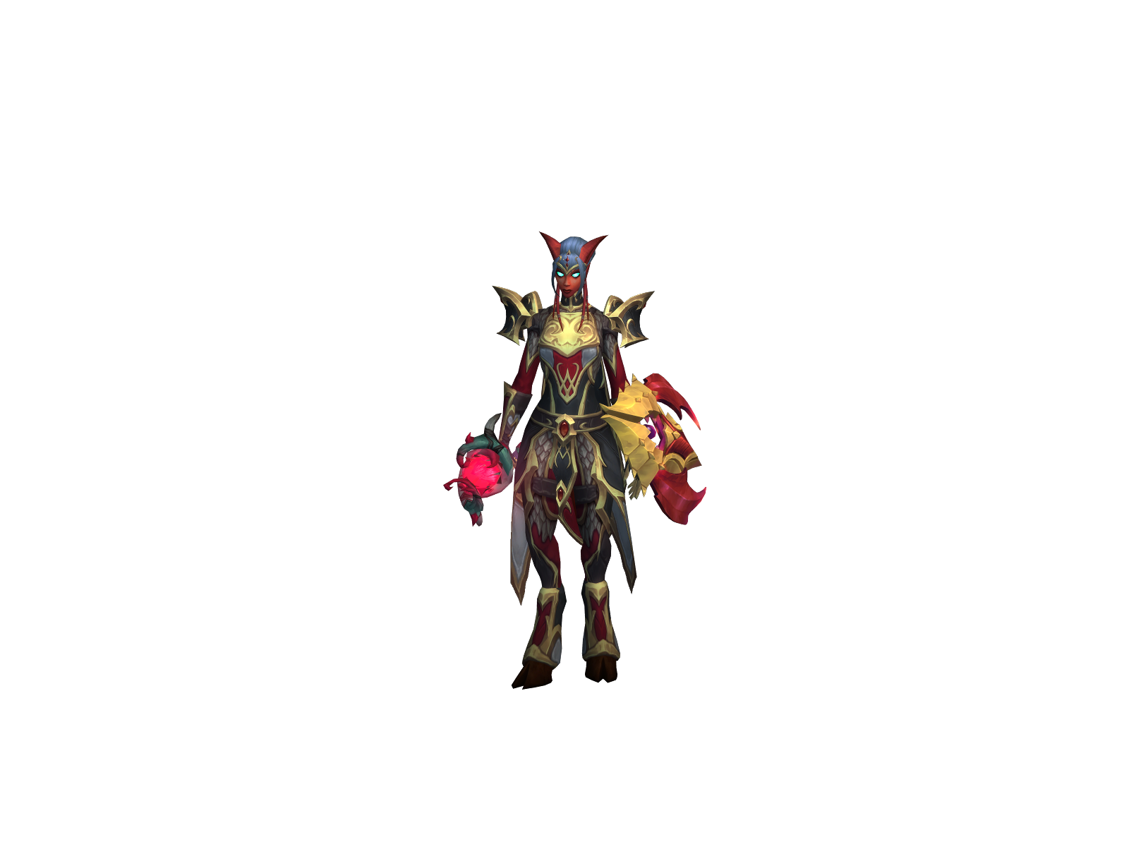 Yasina 3D character render