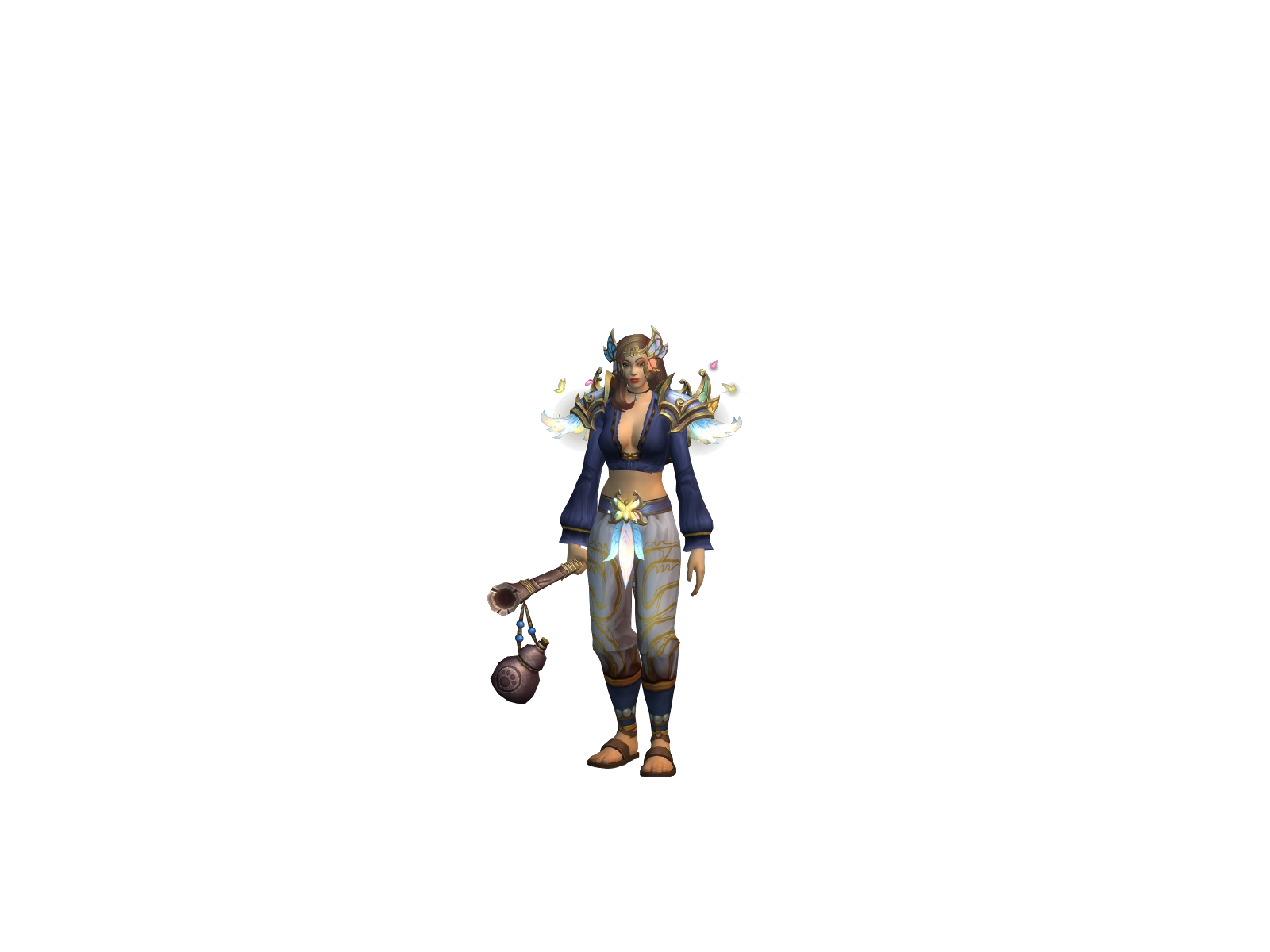 Nellyelly 3D character render
