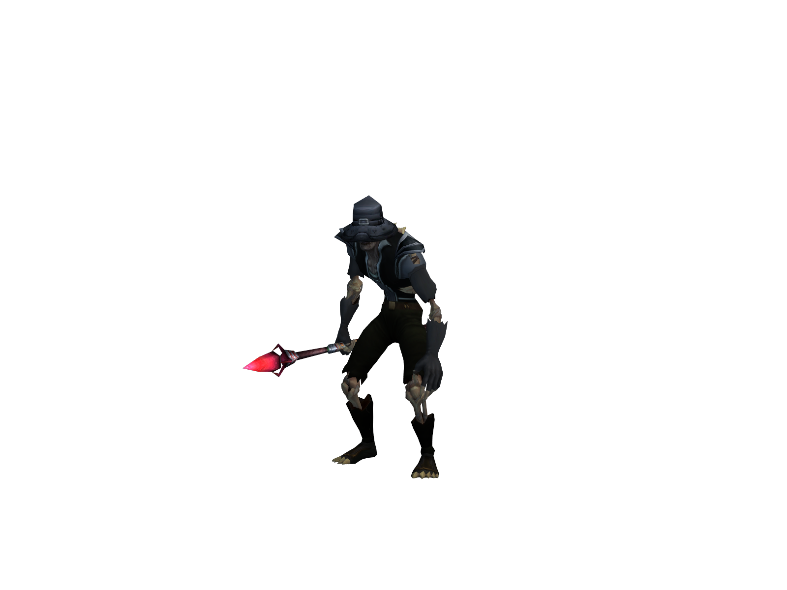 Kræk 3D character render