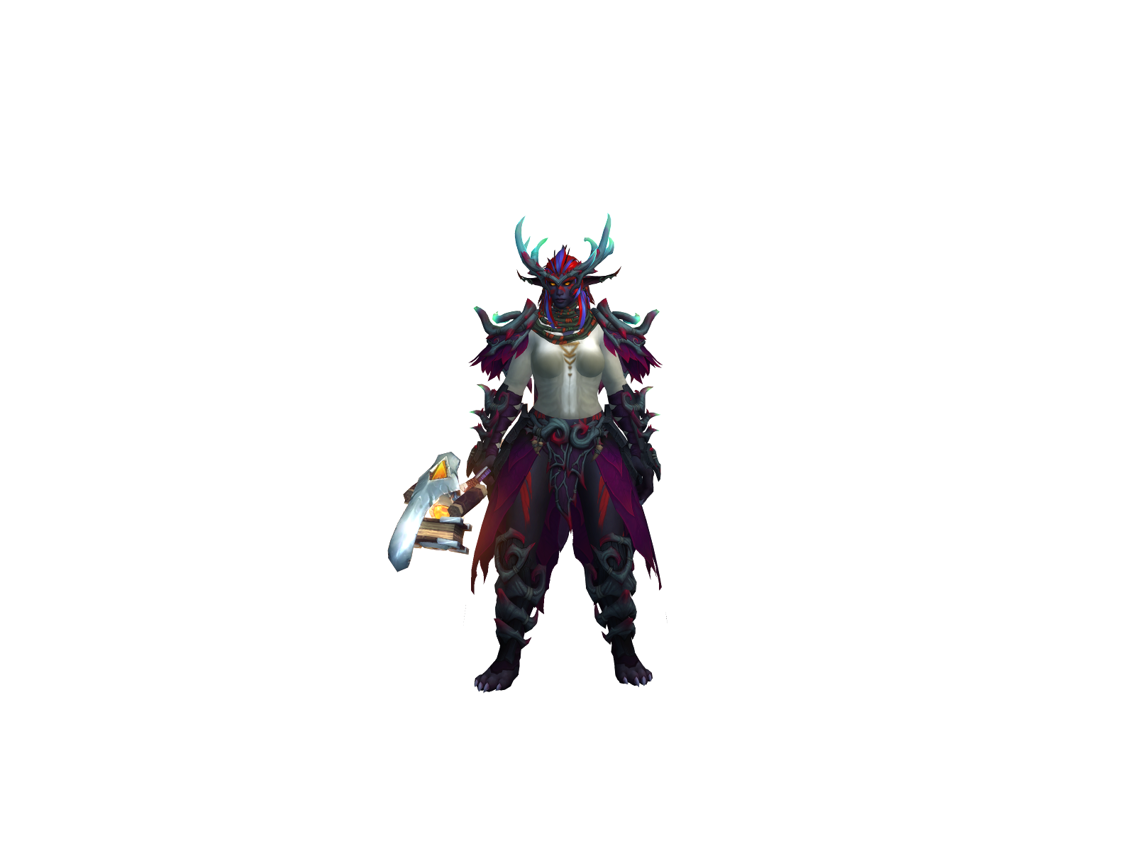 Maulificient 3D character render