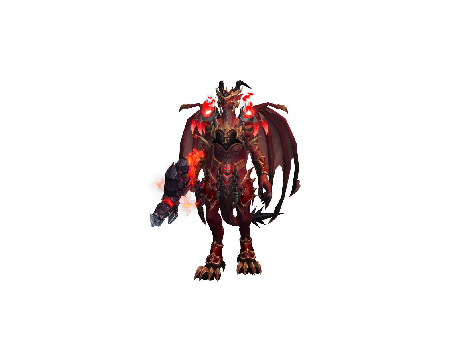 Dragorán 3D character render