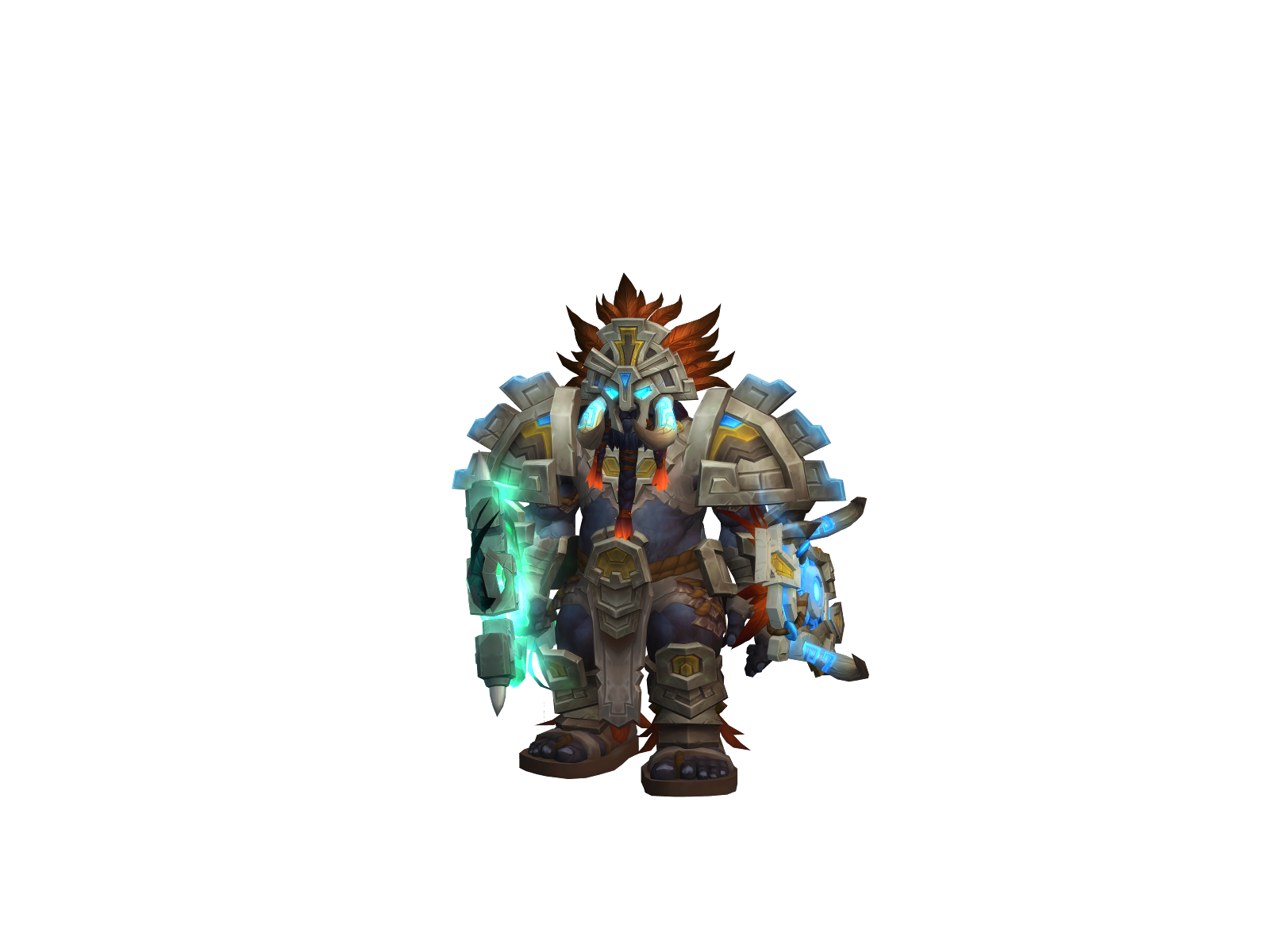 Dakram 3D character render
