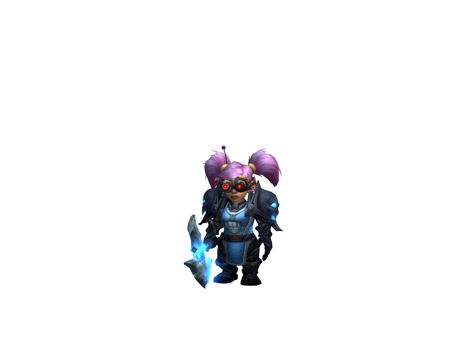 Nevermínd 3D character render