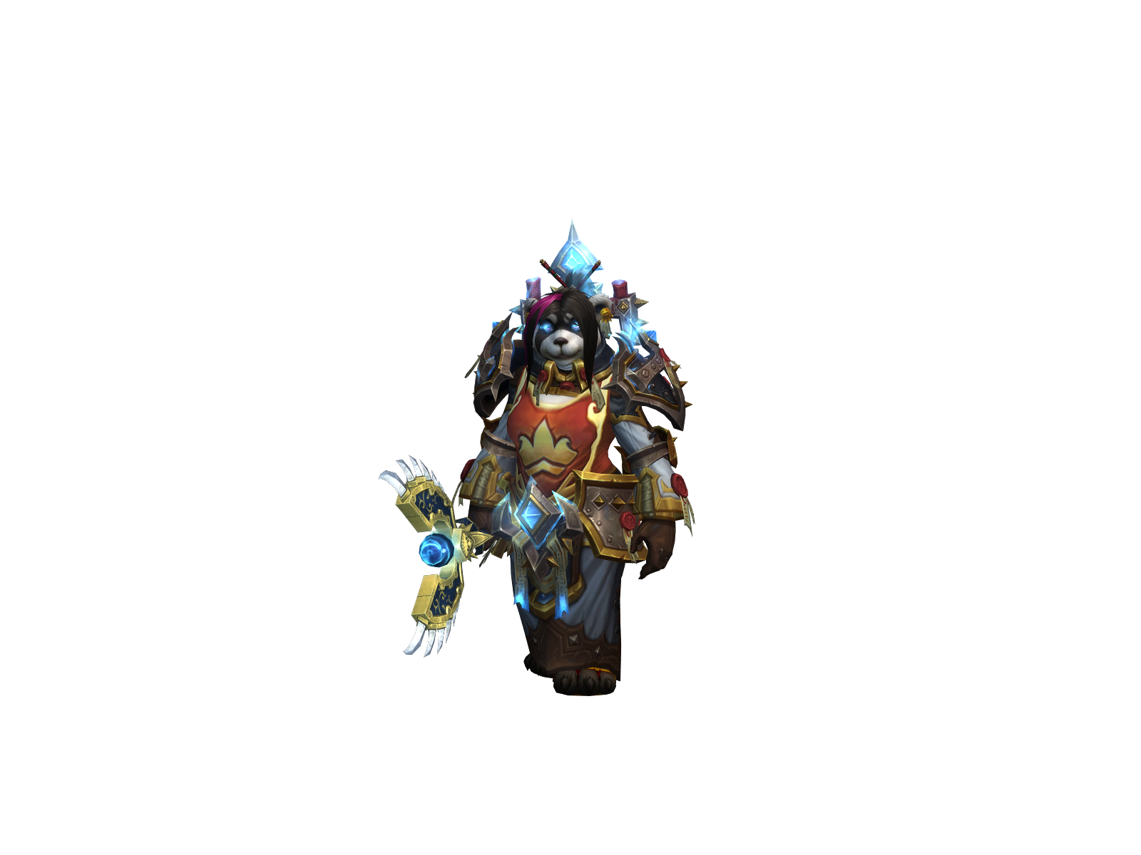 Pandix 3D character render