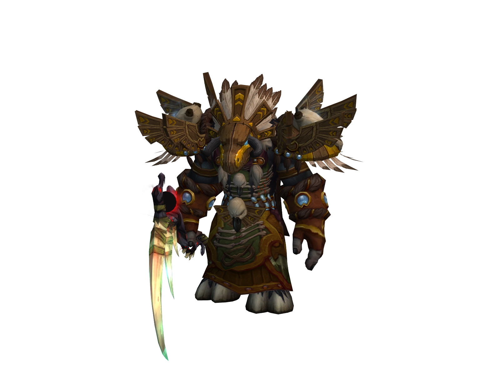Hakuum 3D character render