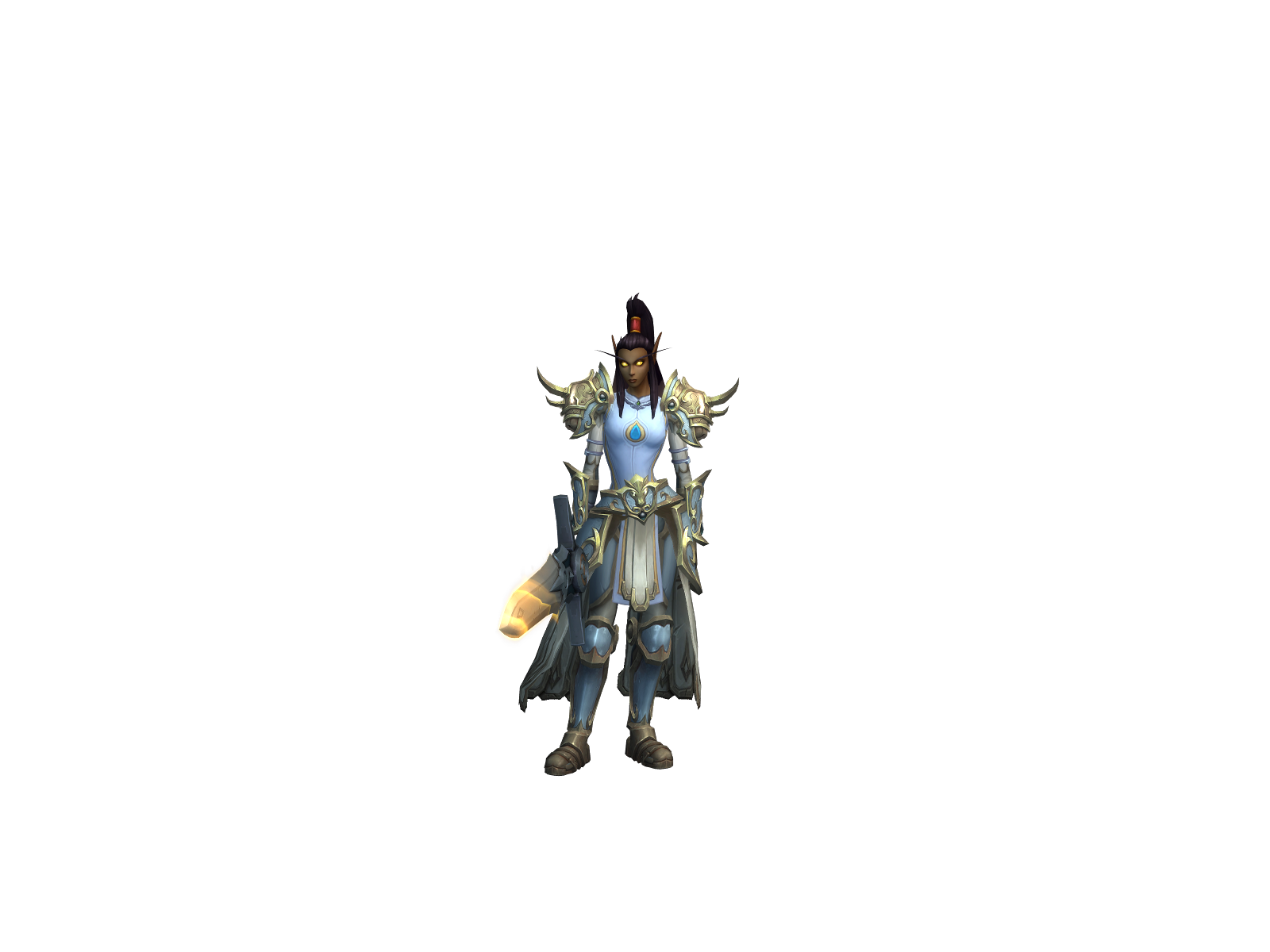 Sökvælys 3D character render