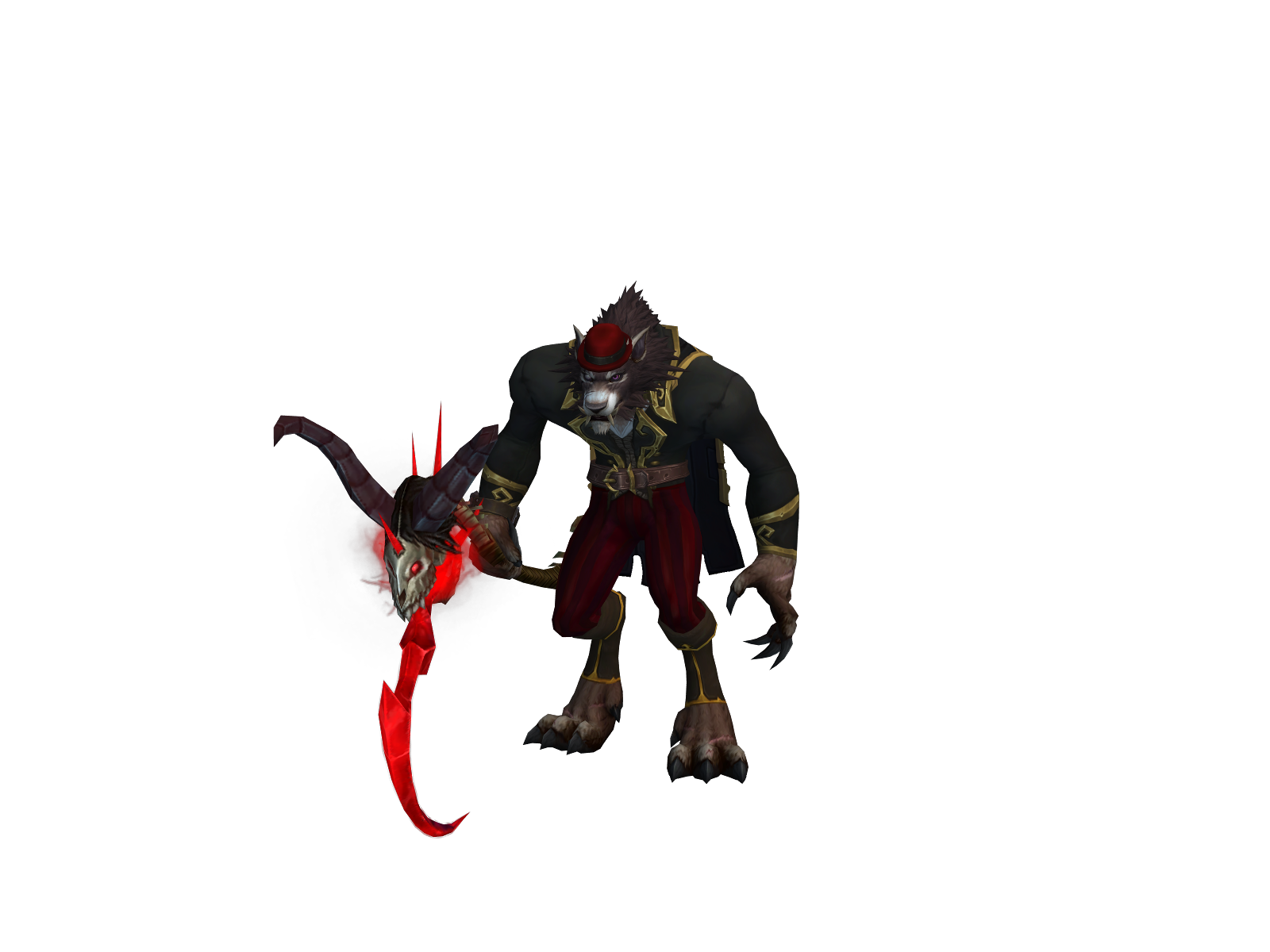 Fitzwarren 3D character render