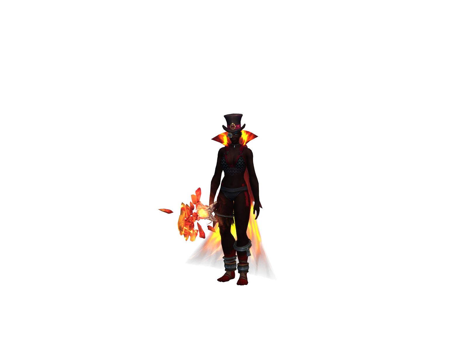 Frittê 3D character render