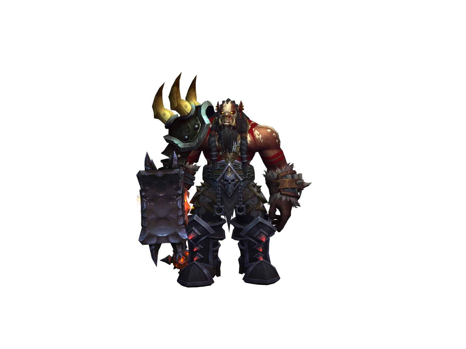 Scarblood 3D character render