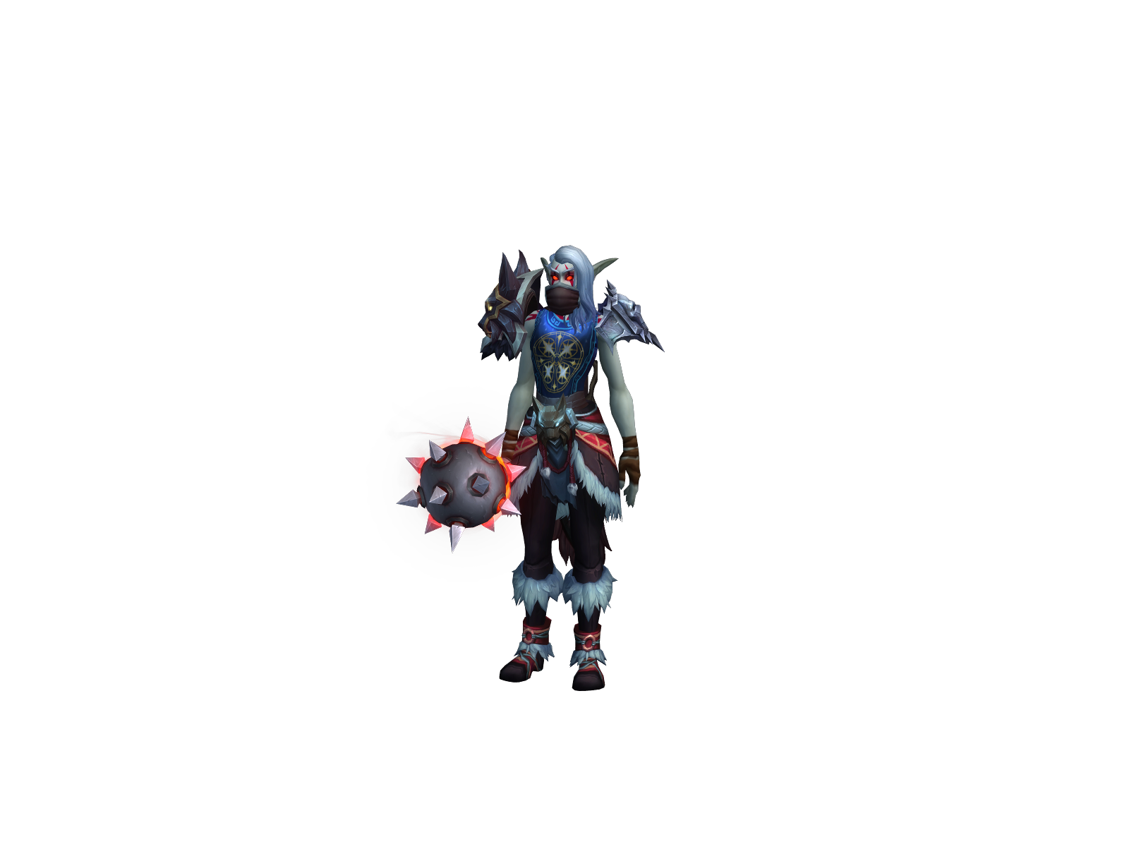 Albruna 3D character render