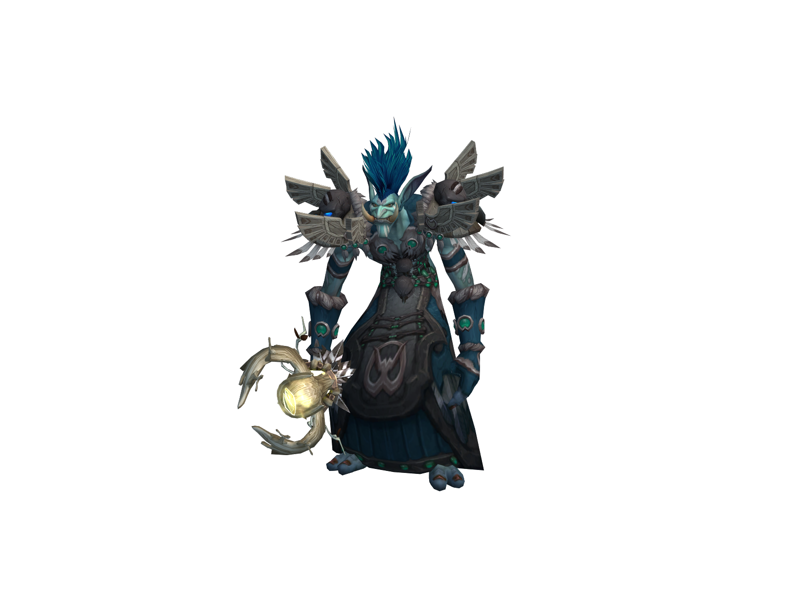 Olidru 3D character render