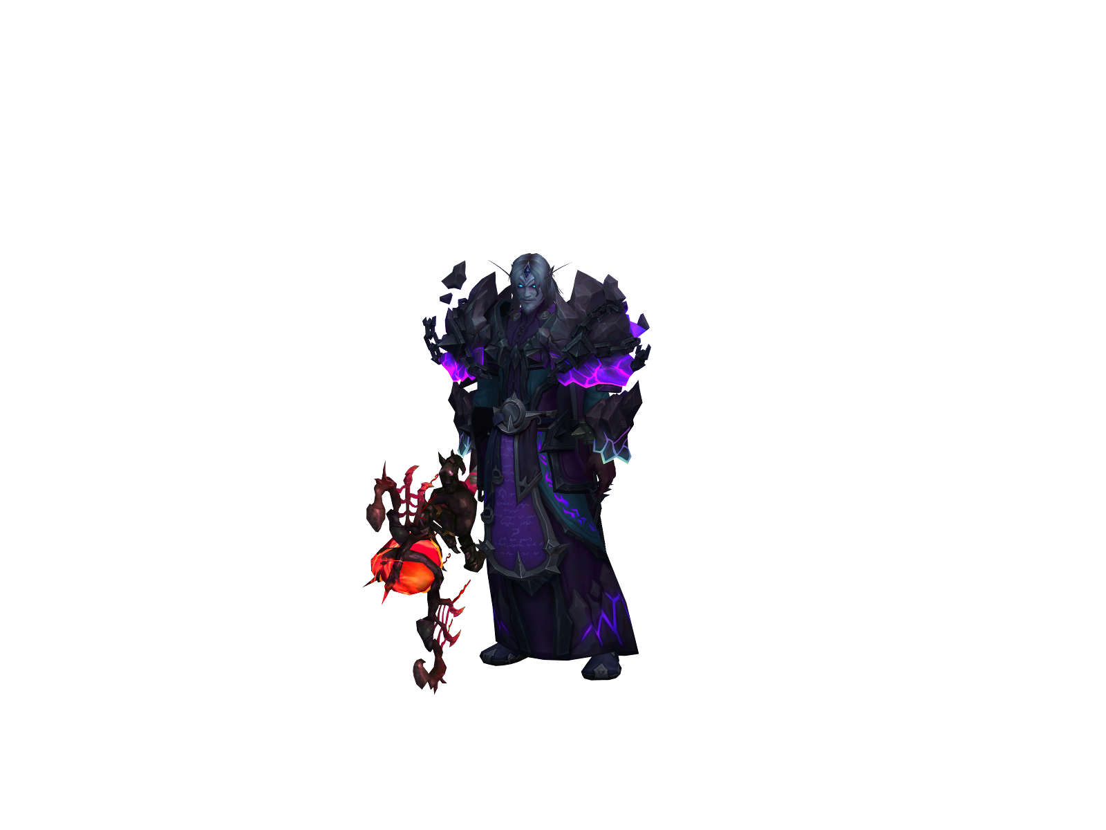 Raksés 3D character render