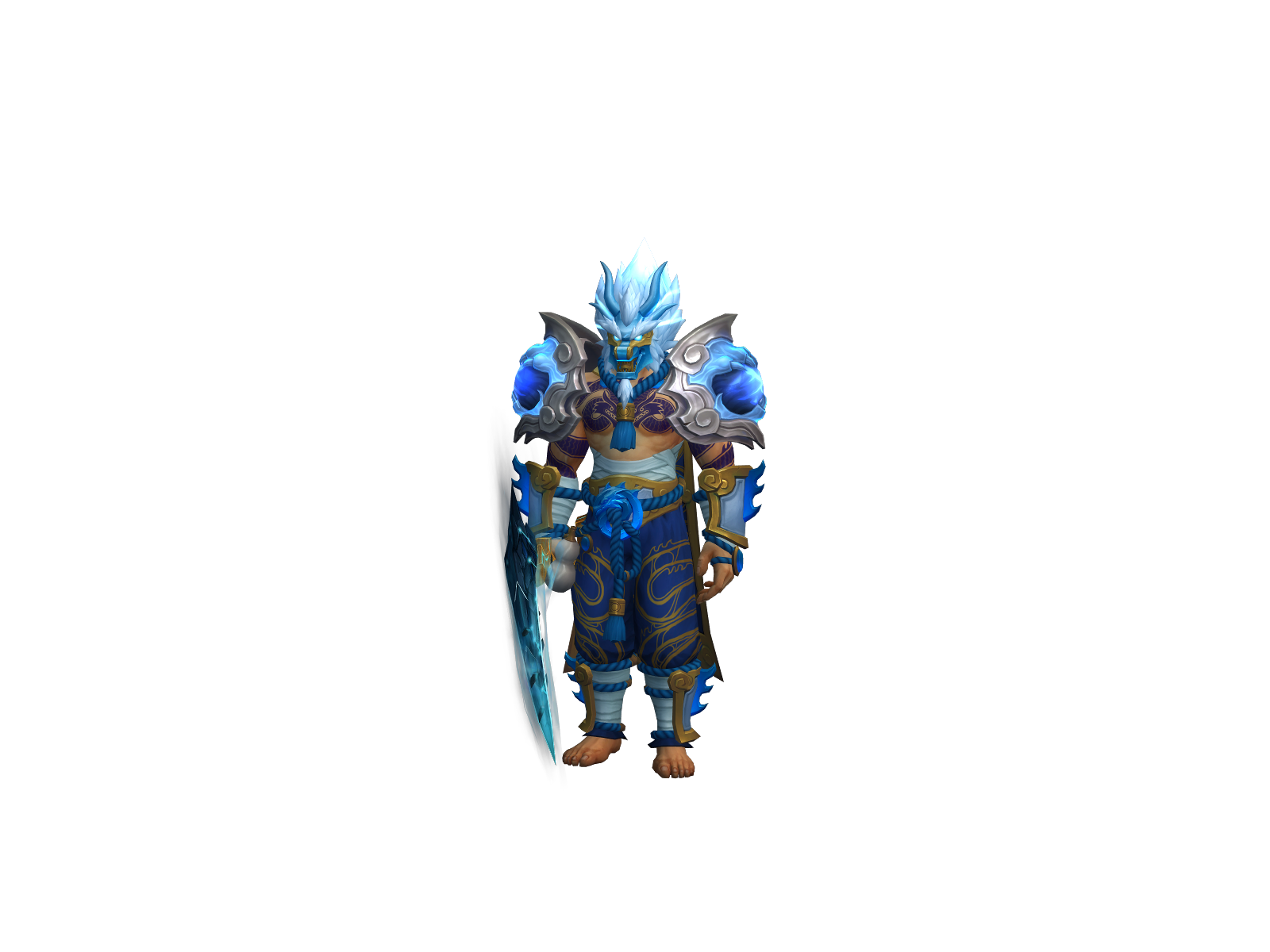 Golong 3D character render