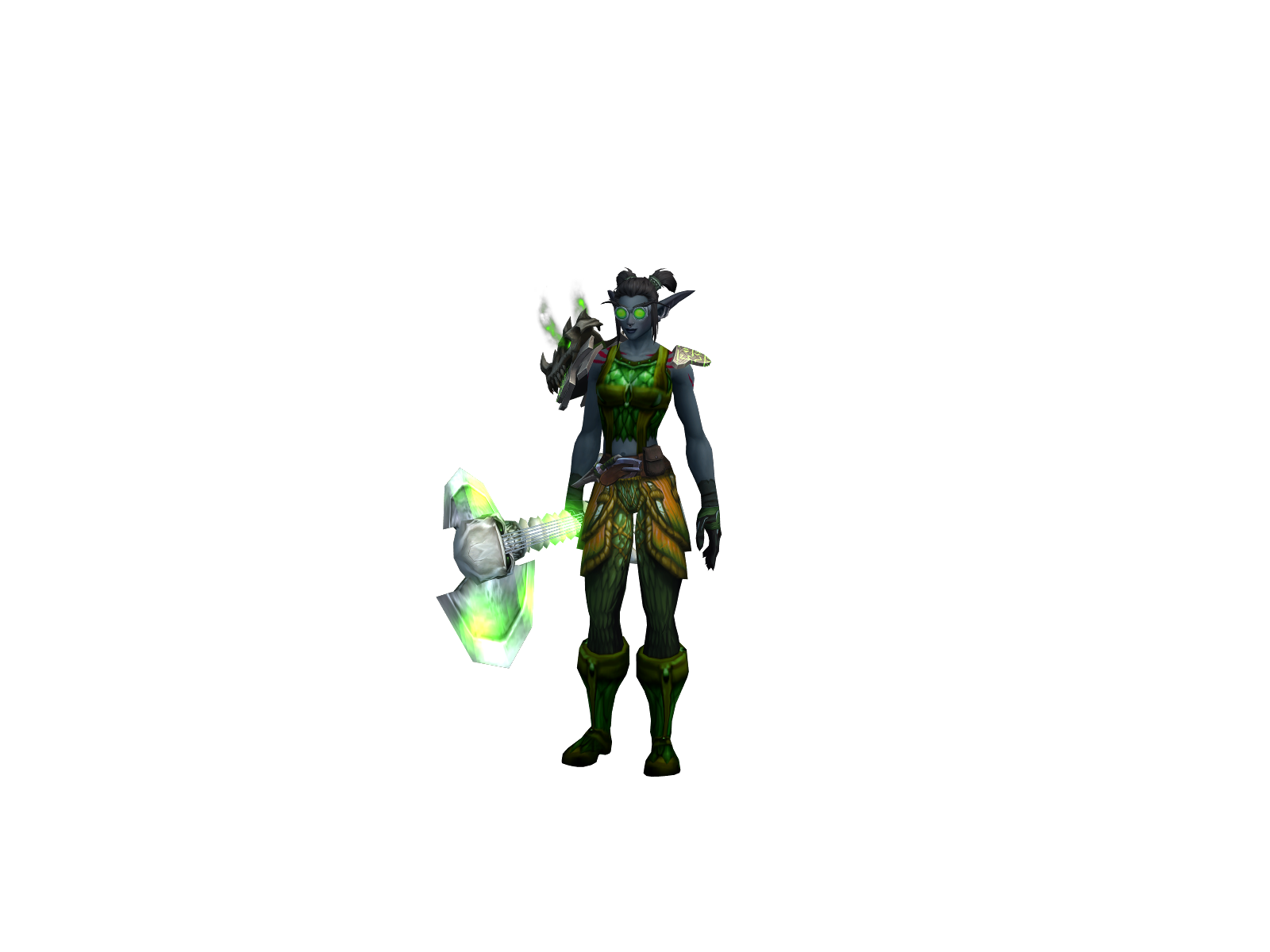 Shàlý 3D character render