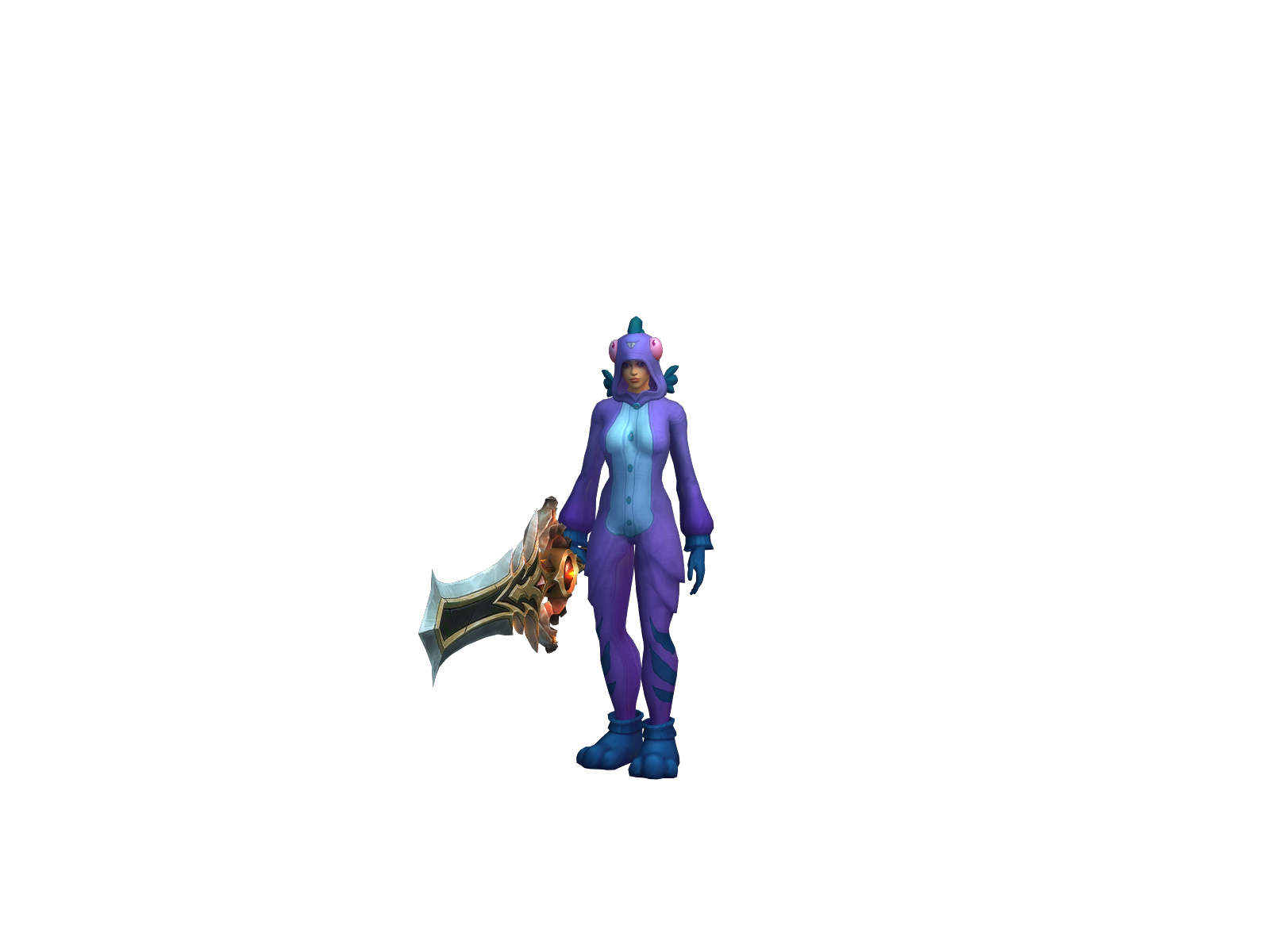 Troxapala 3D character render